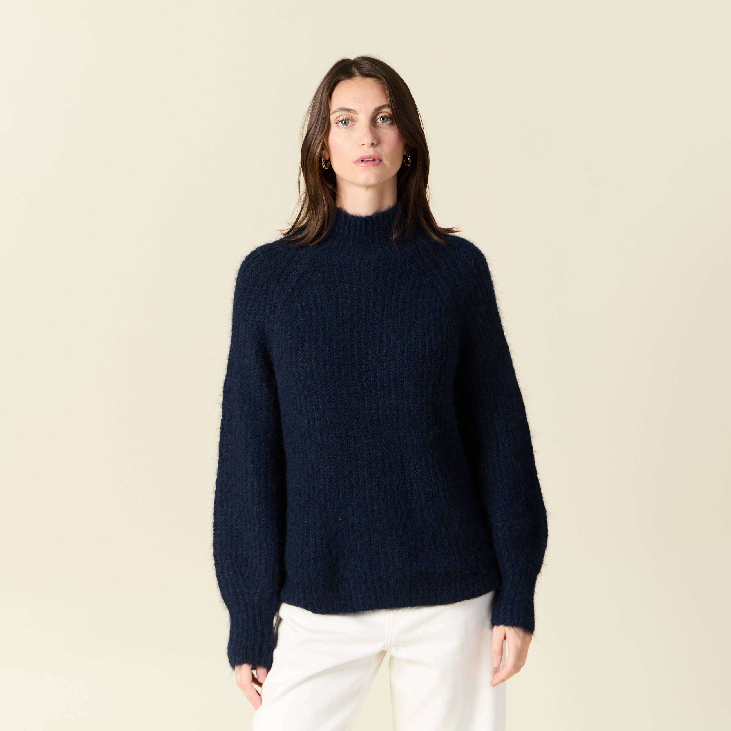 pull manches longues bleu marine femme Pull manches longues bleu marine femme