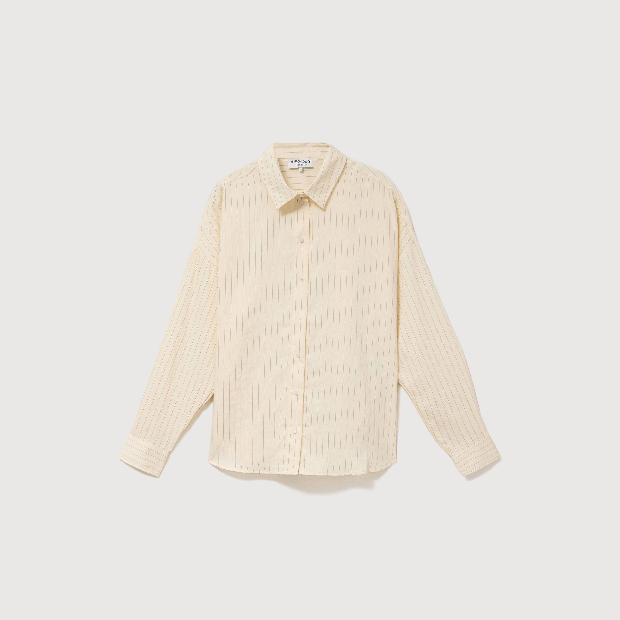 Chemise manches longues fluide creme femme