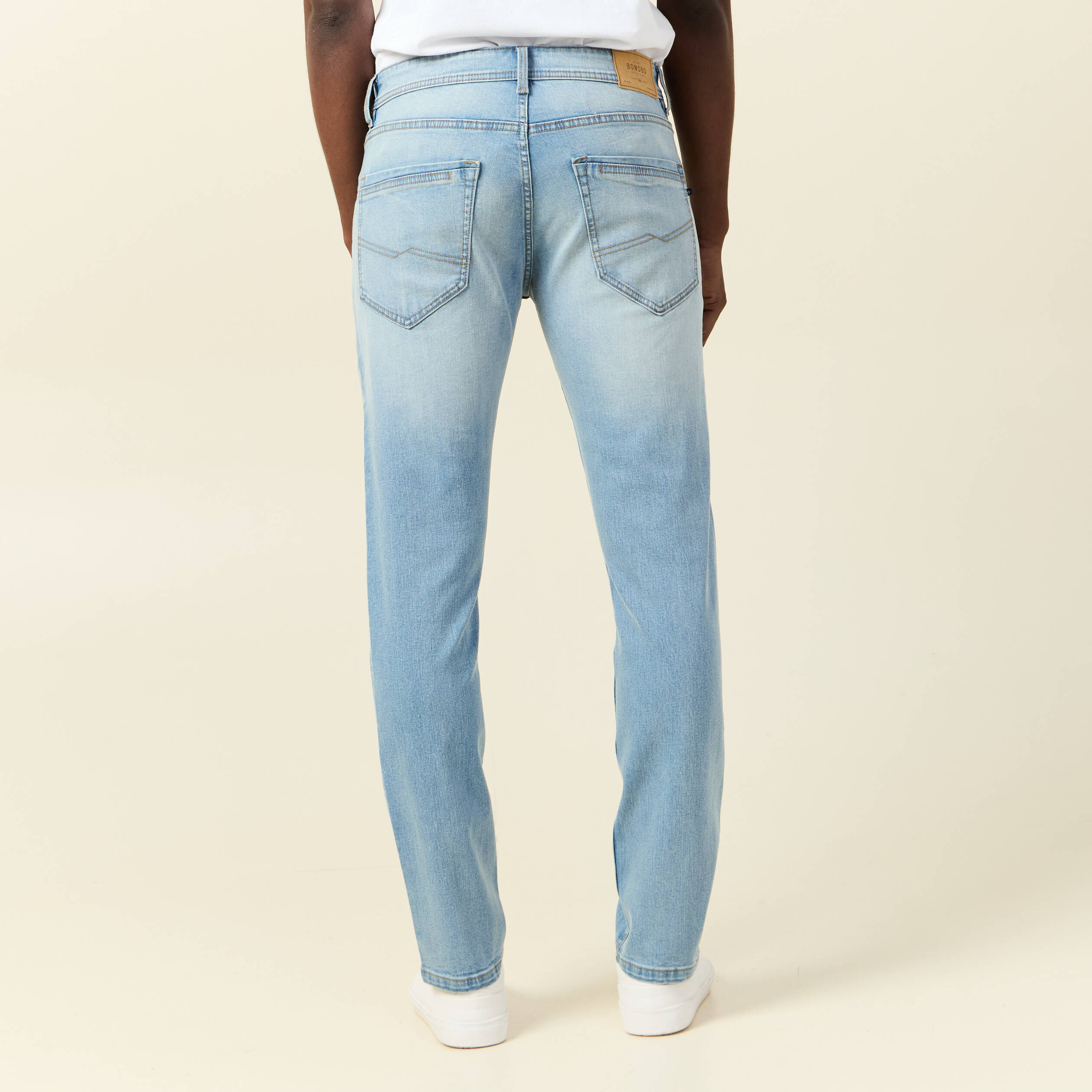 Jeans slim longueur 32 denim used homme
