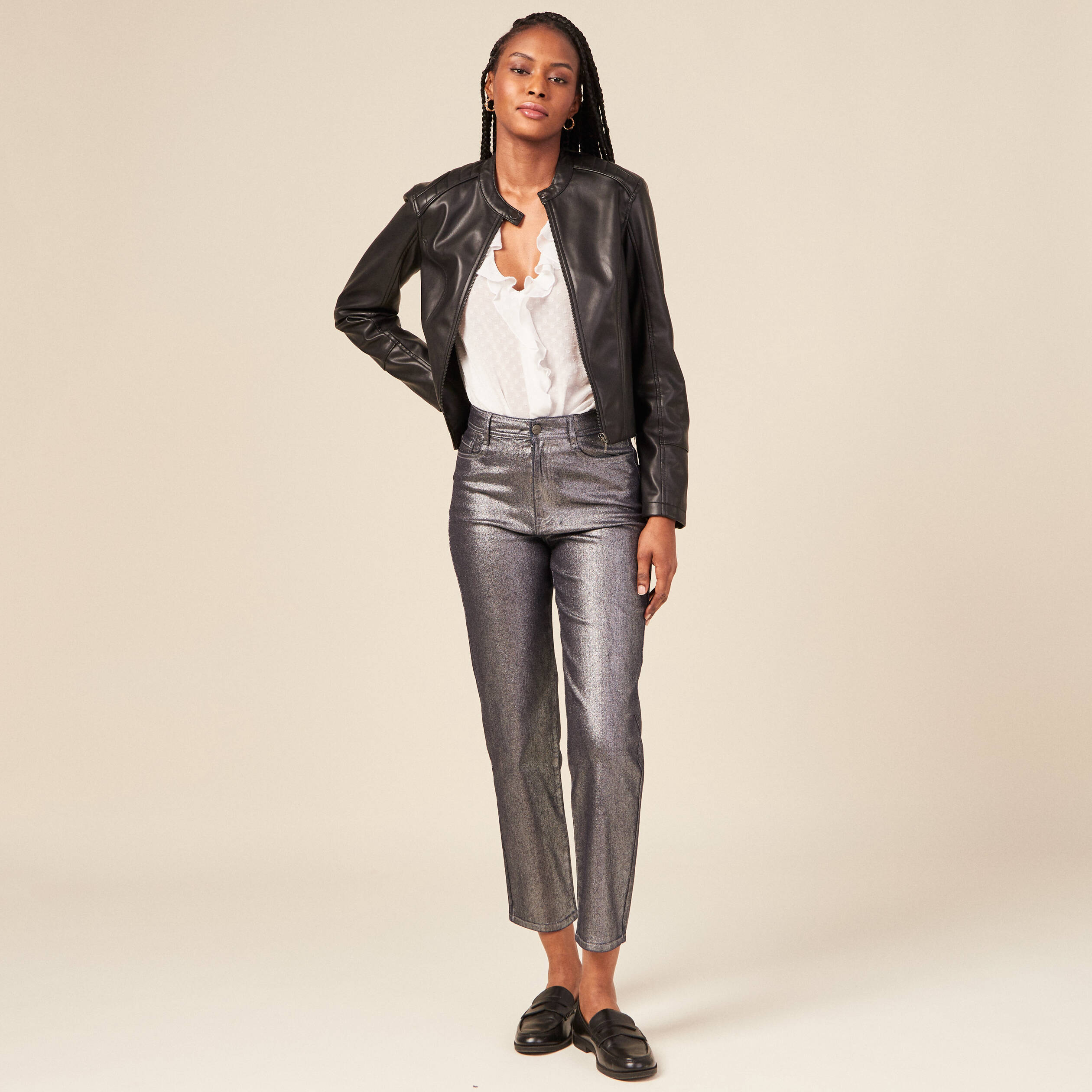 blouse eco responsable blanc femme Blouse éco-responsable blanc femme
