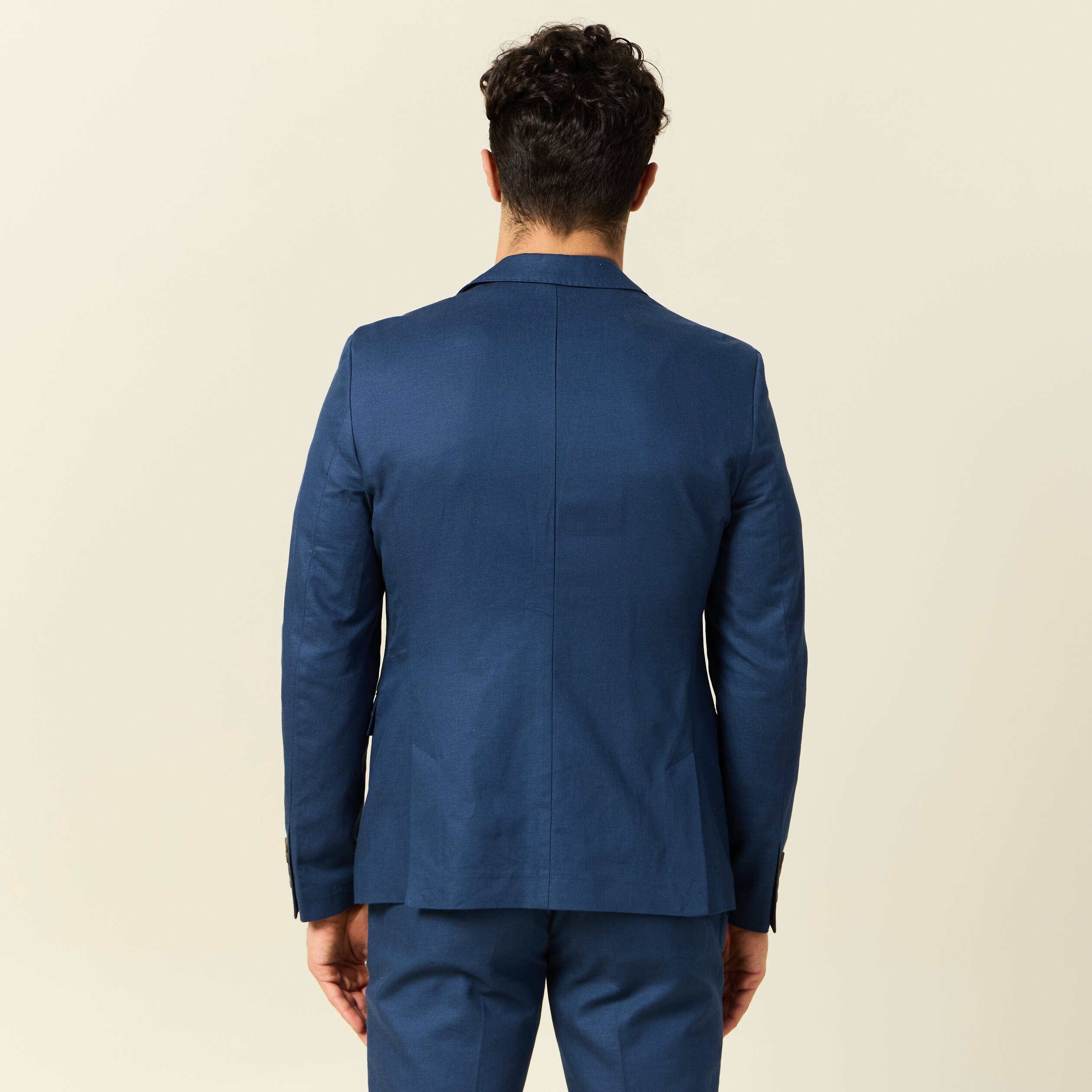 veste blazer cintre bleu fonce homme Veste blazer cintré bleu foncé homme
