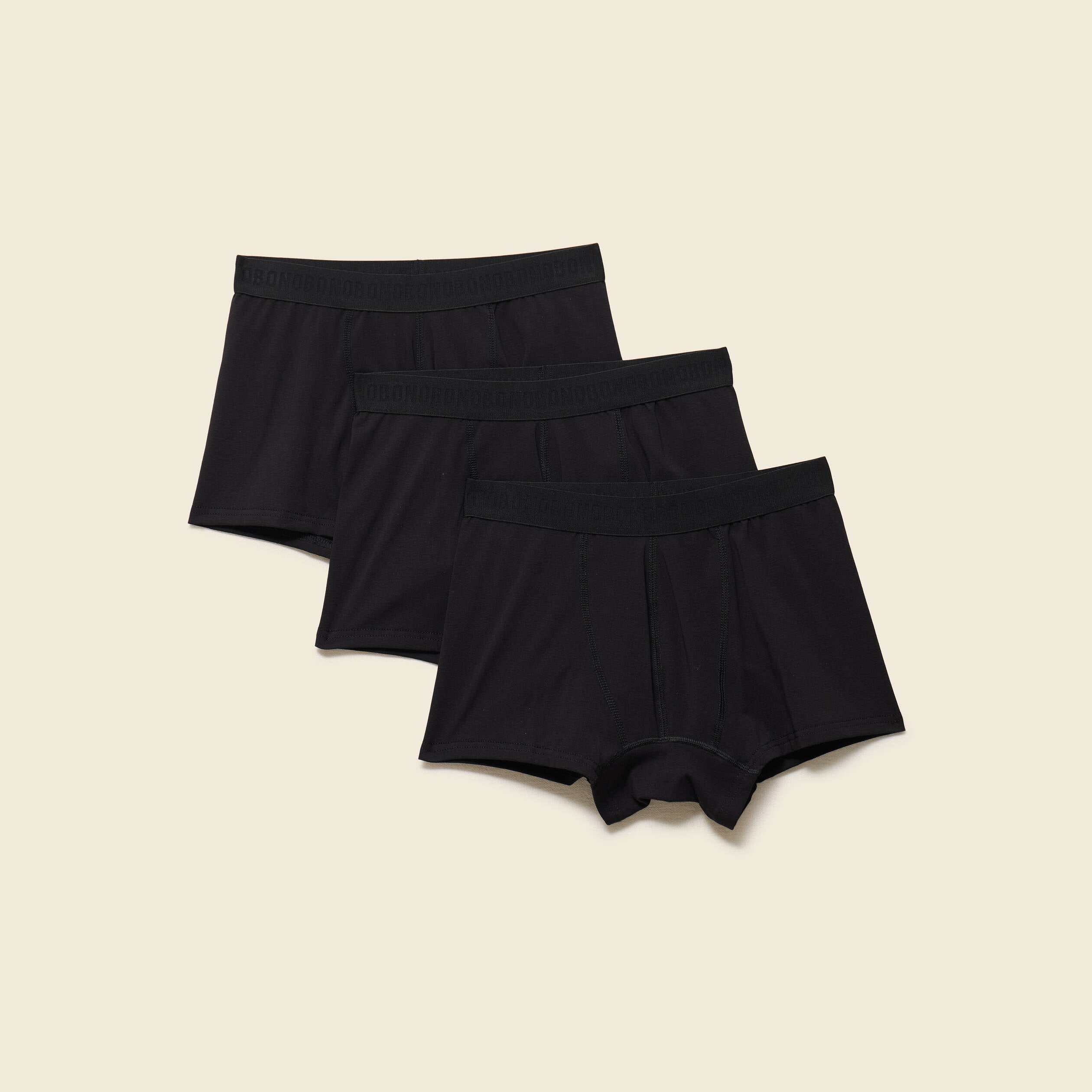 Lot de 3 boxers noir homme