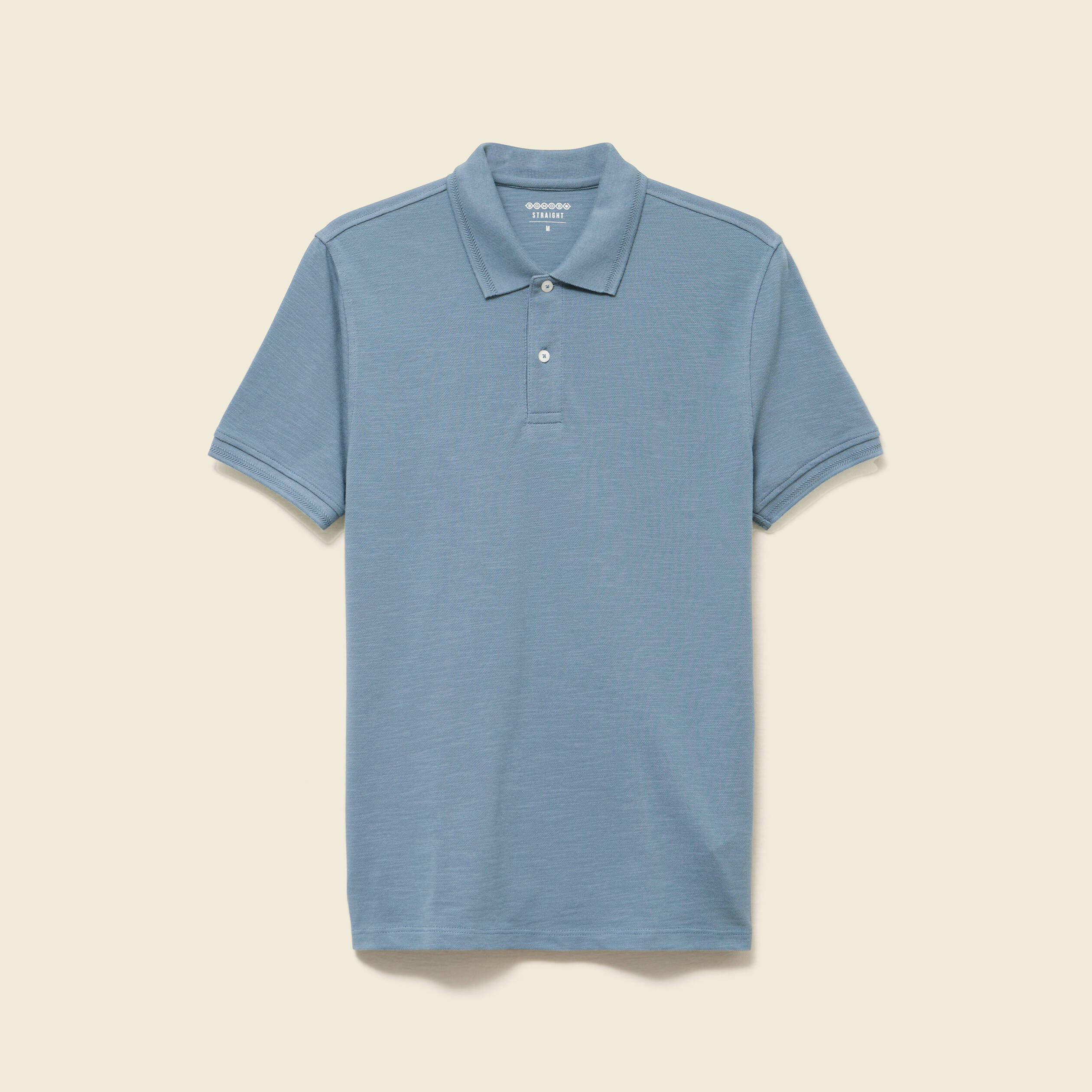 polo cintre manches courtes en coton bleu fonce homme Polo cintré manches courtes en coton bleu foncé homme