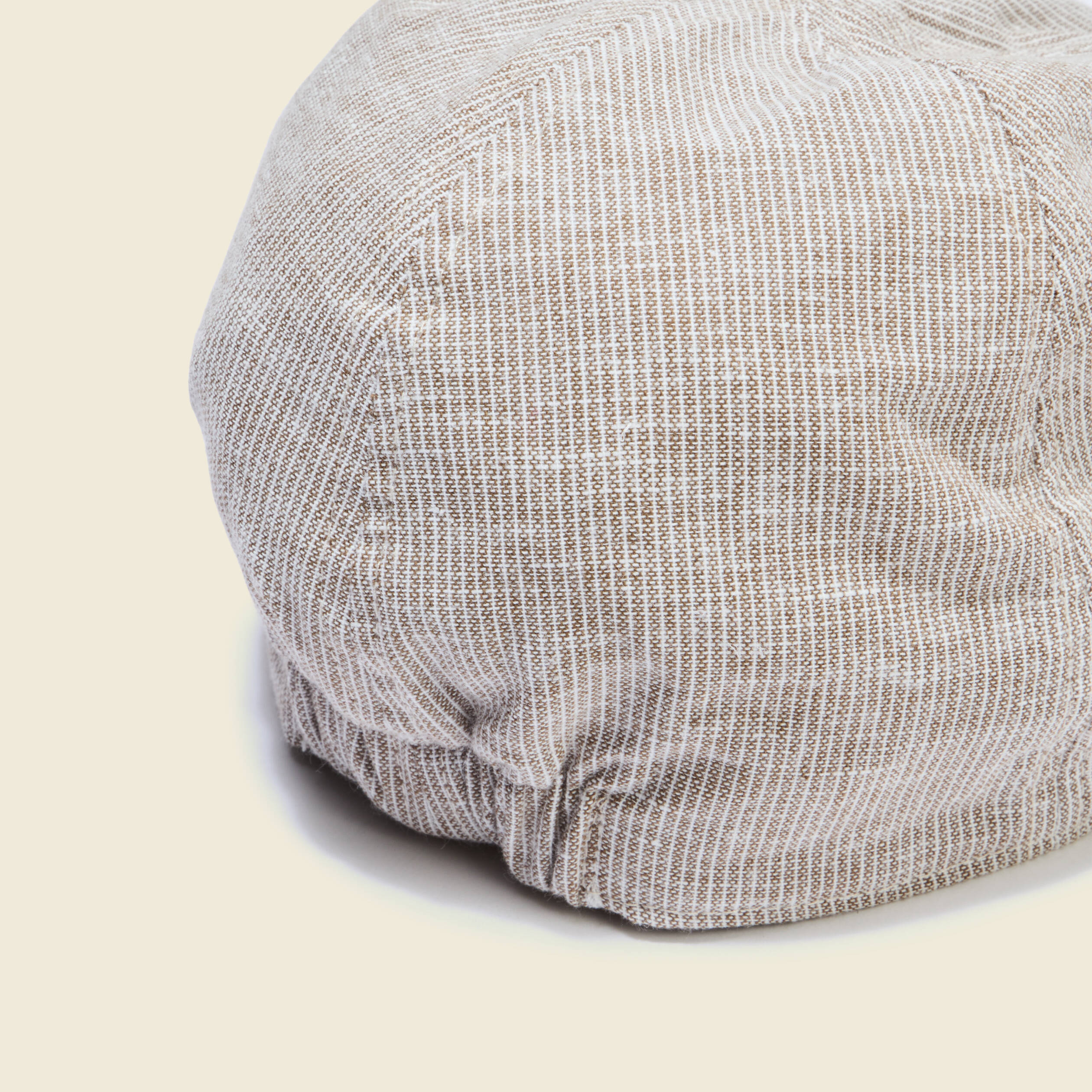 Casquette avec doublure beige fonce homme