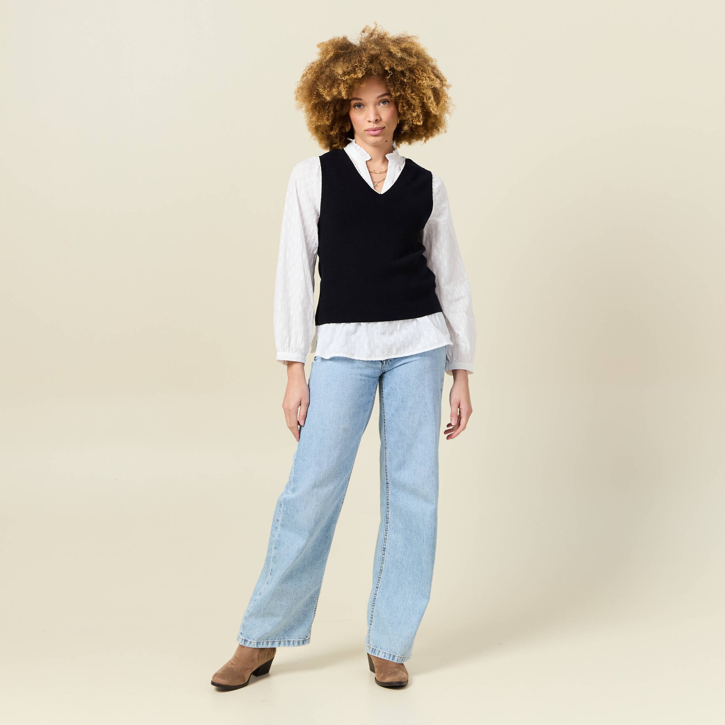 blouse manches longues blanc femme Blouse manches longues blanc femme