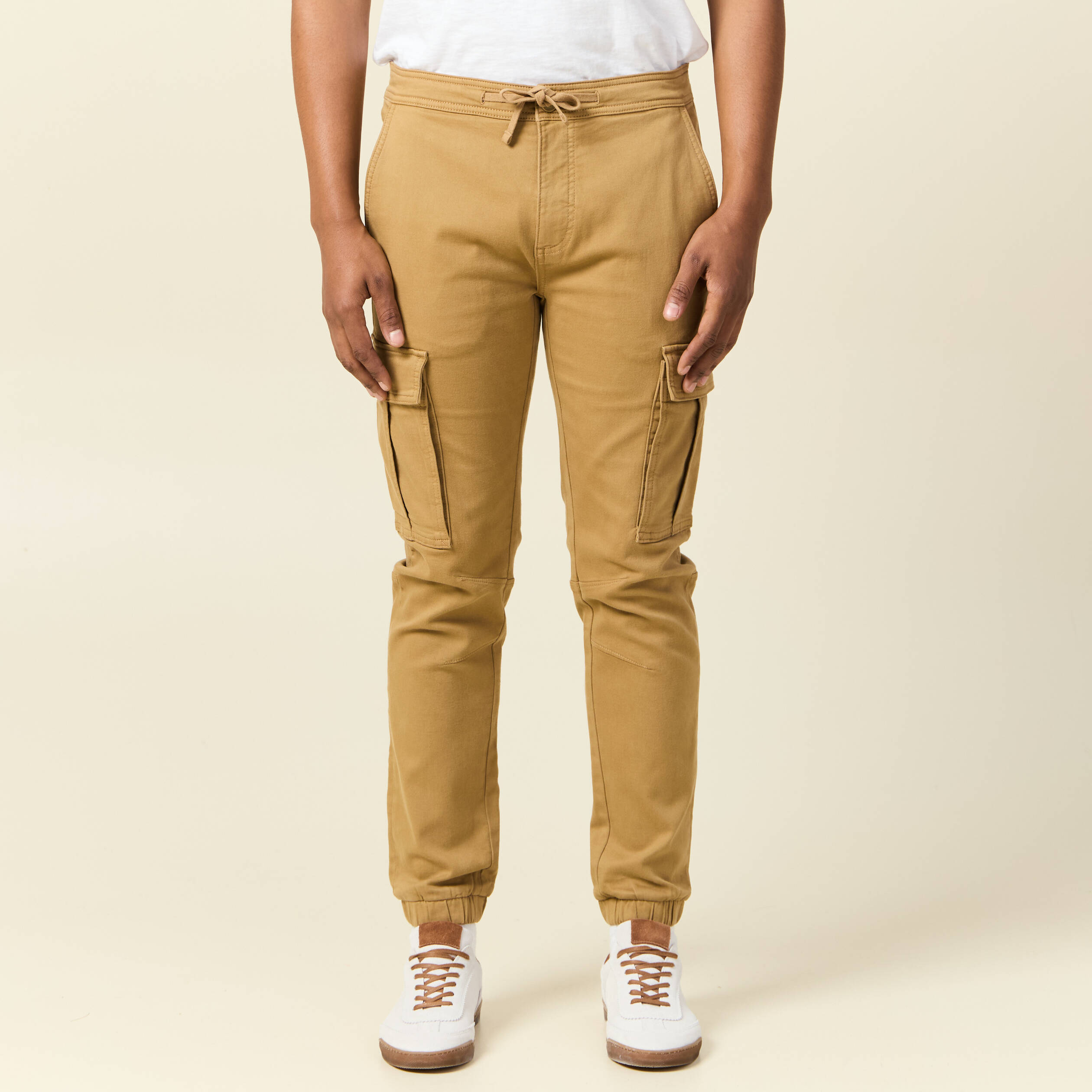 pantalon battle bas resserre vert kaki homme Pantalon battle bas resserré vert kaki homme