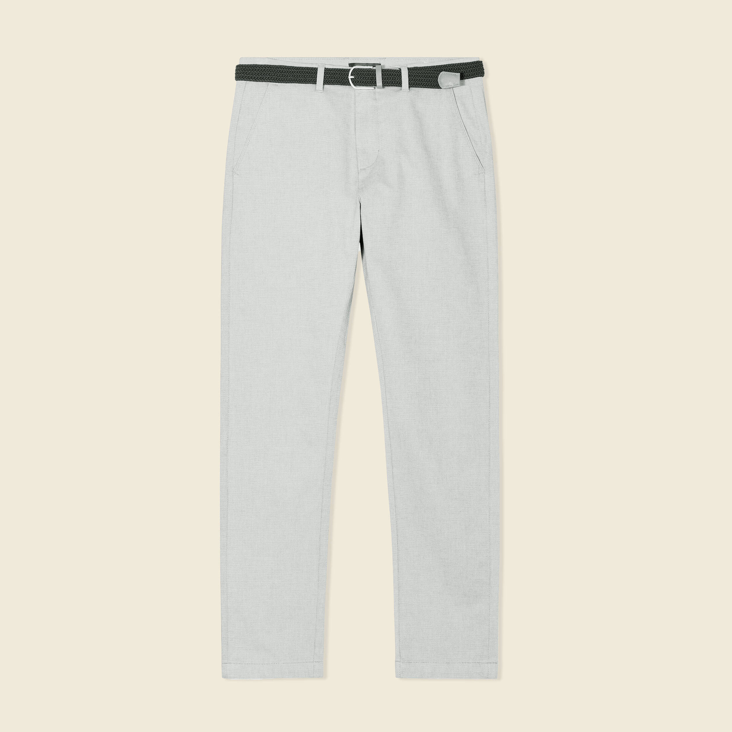 pantalon chino straight bleu gris homme Pantalon chino straight bleu gris homme