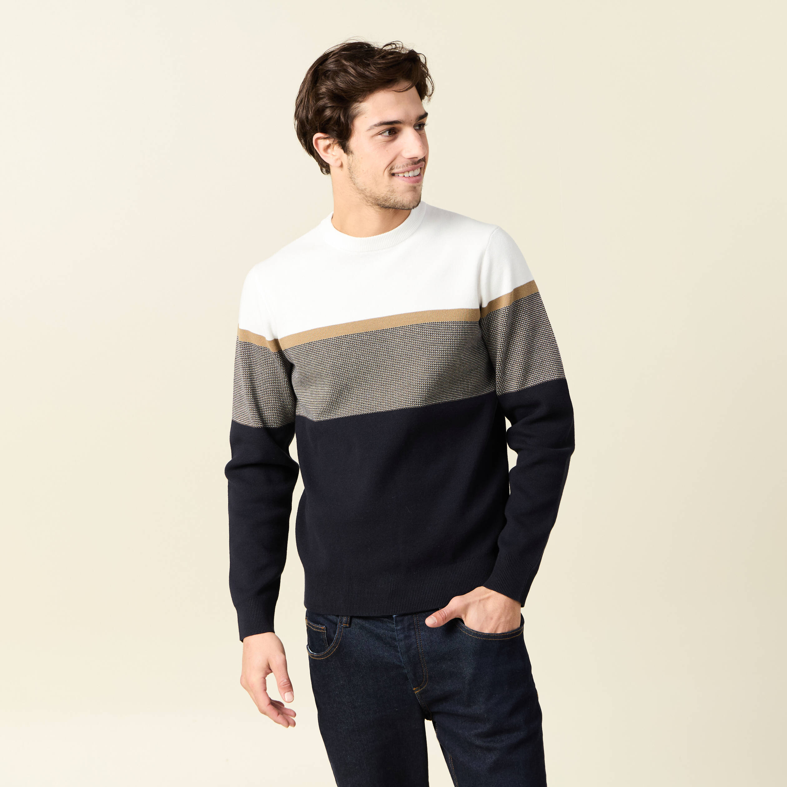 pull manches longues bleu marine homme Pull manches longues bleu marine homme