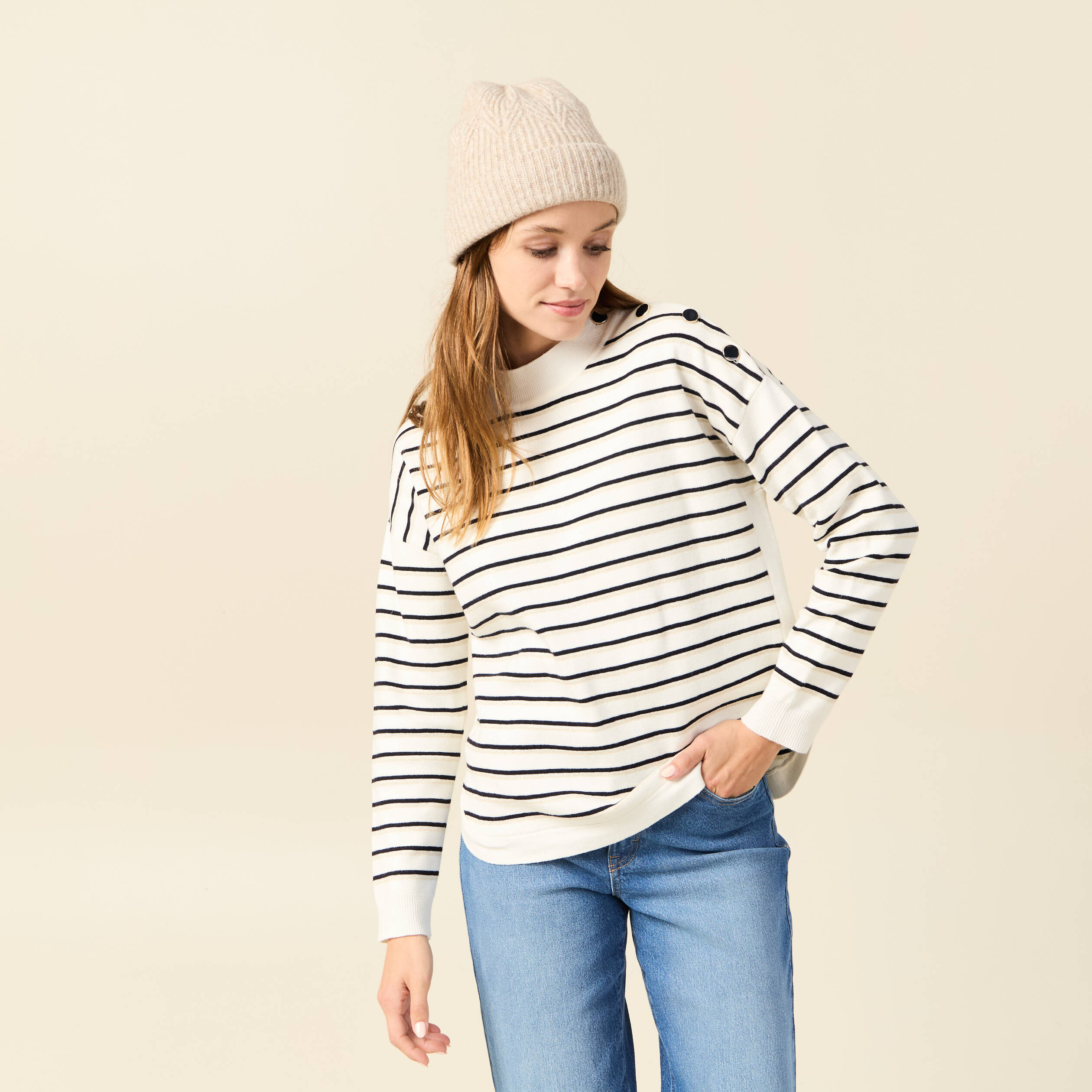 pull manches longues bleu marine femme Pull manches longues bleu marine femme