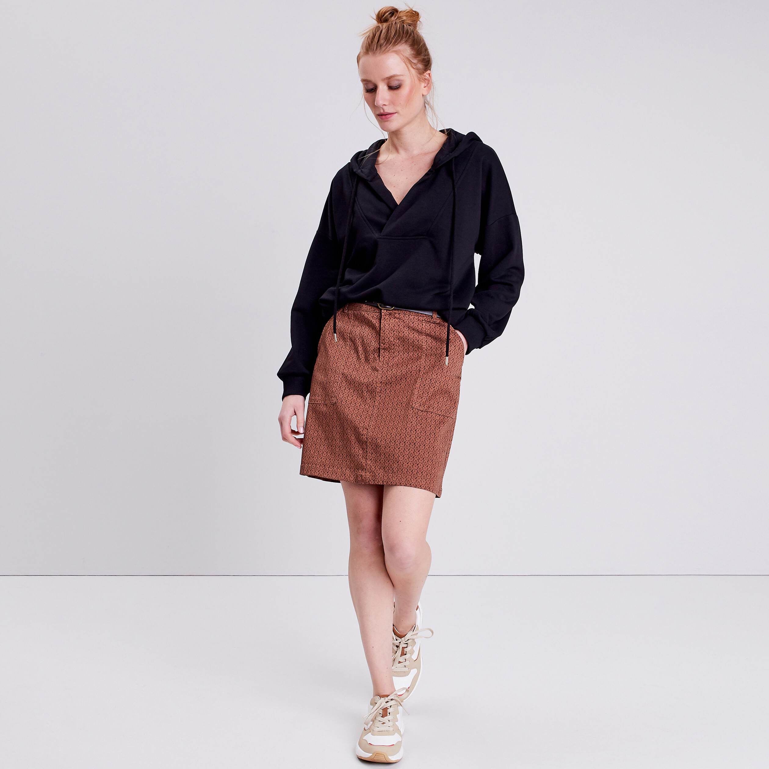 Jupe crayon online camel