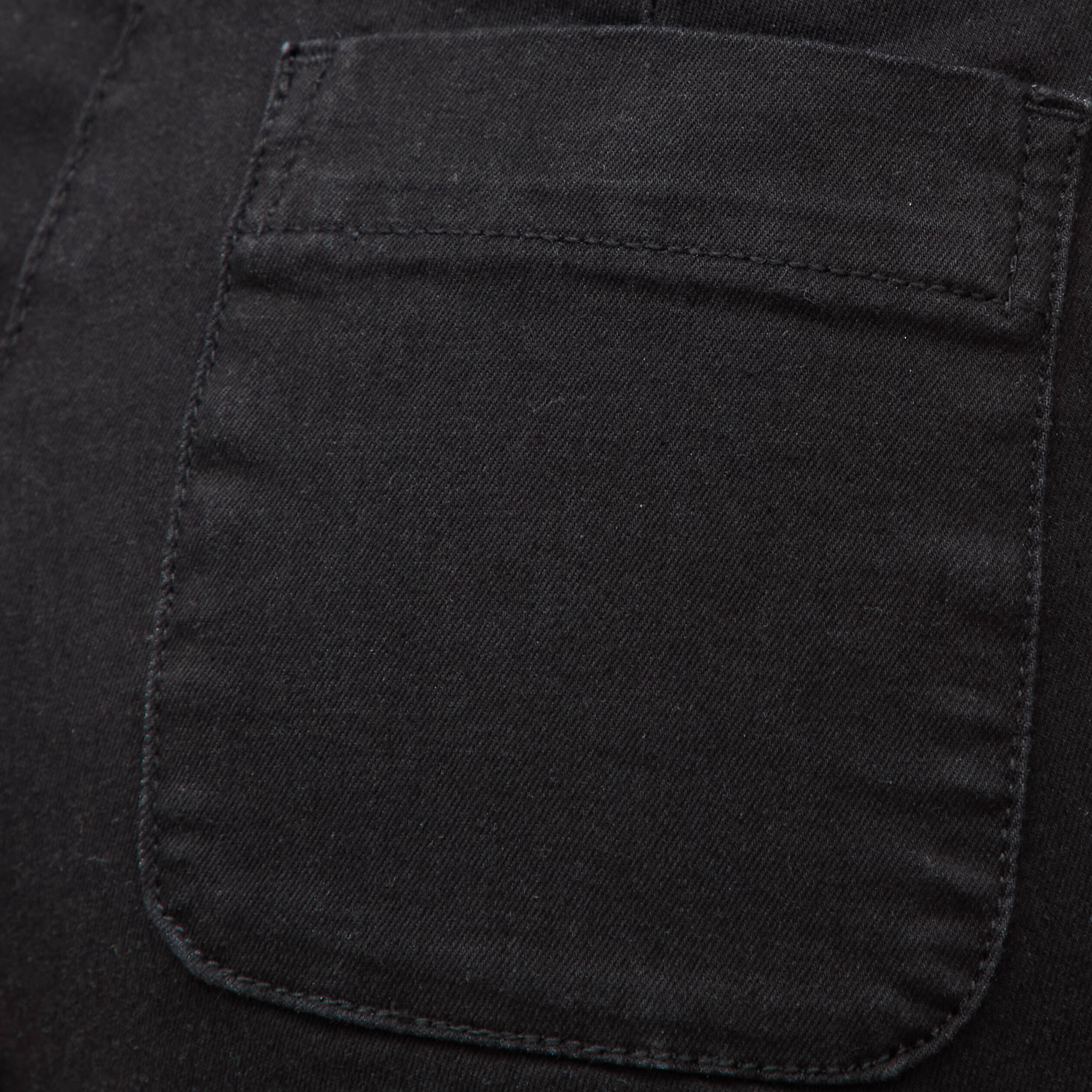 Jeans bootcut taille haute 7/8&egrave;me denim noir femme
