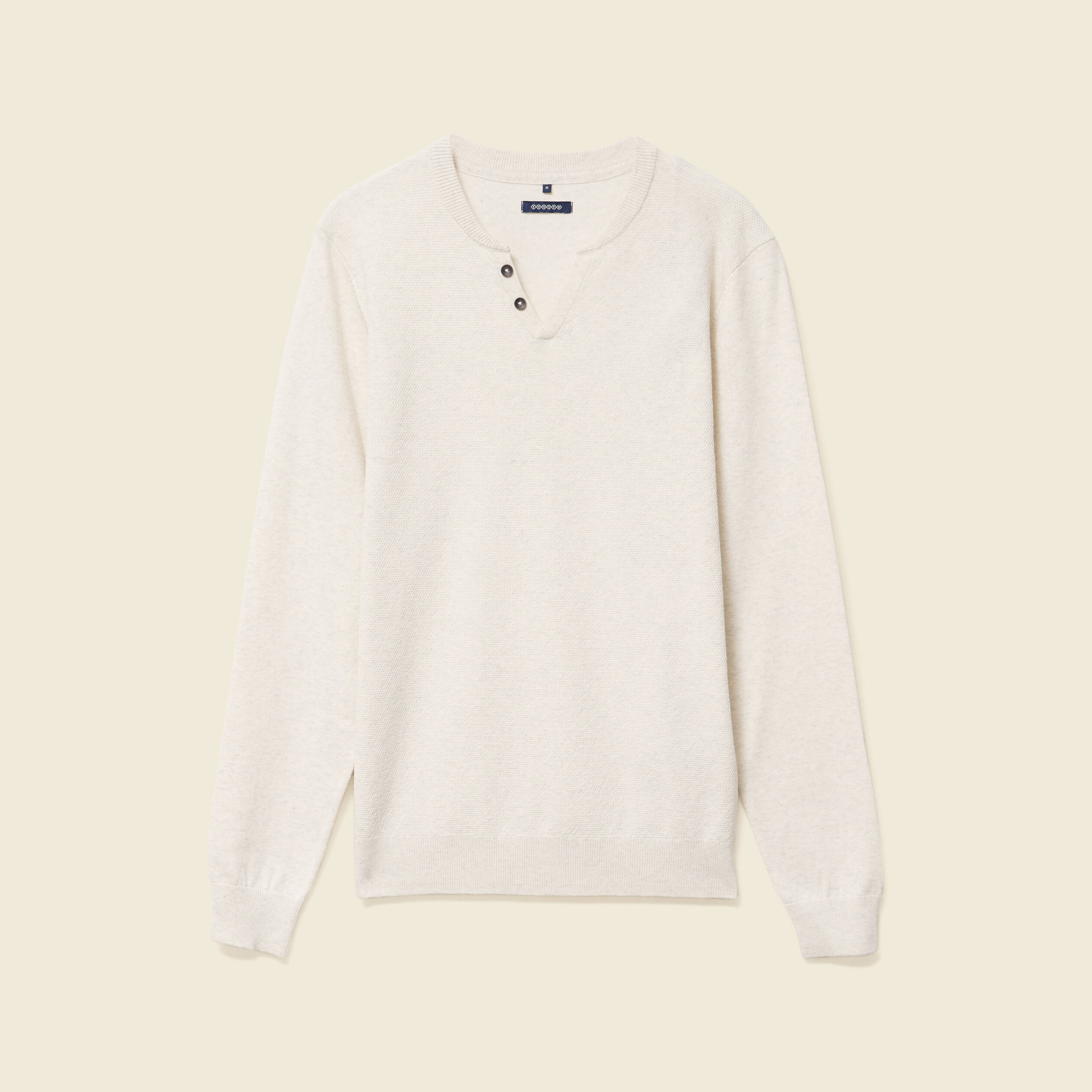 pull manches longues ecru homme Pull manches longues ecru homme