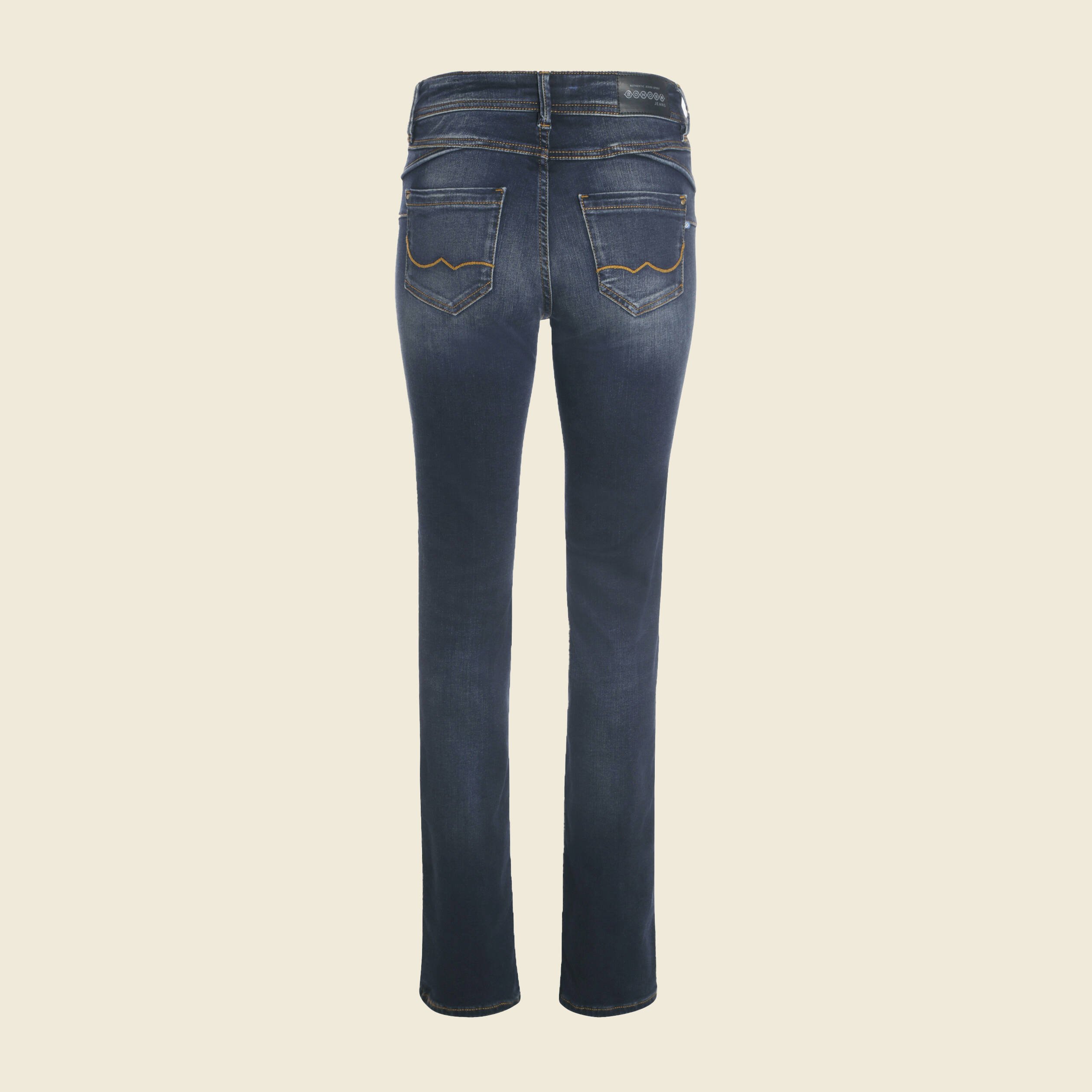 jeans regular taille haute denim brut femme Jeans regular taille haute denim brut femme