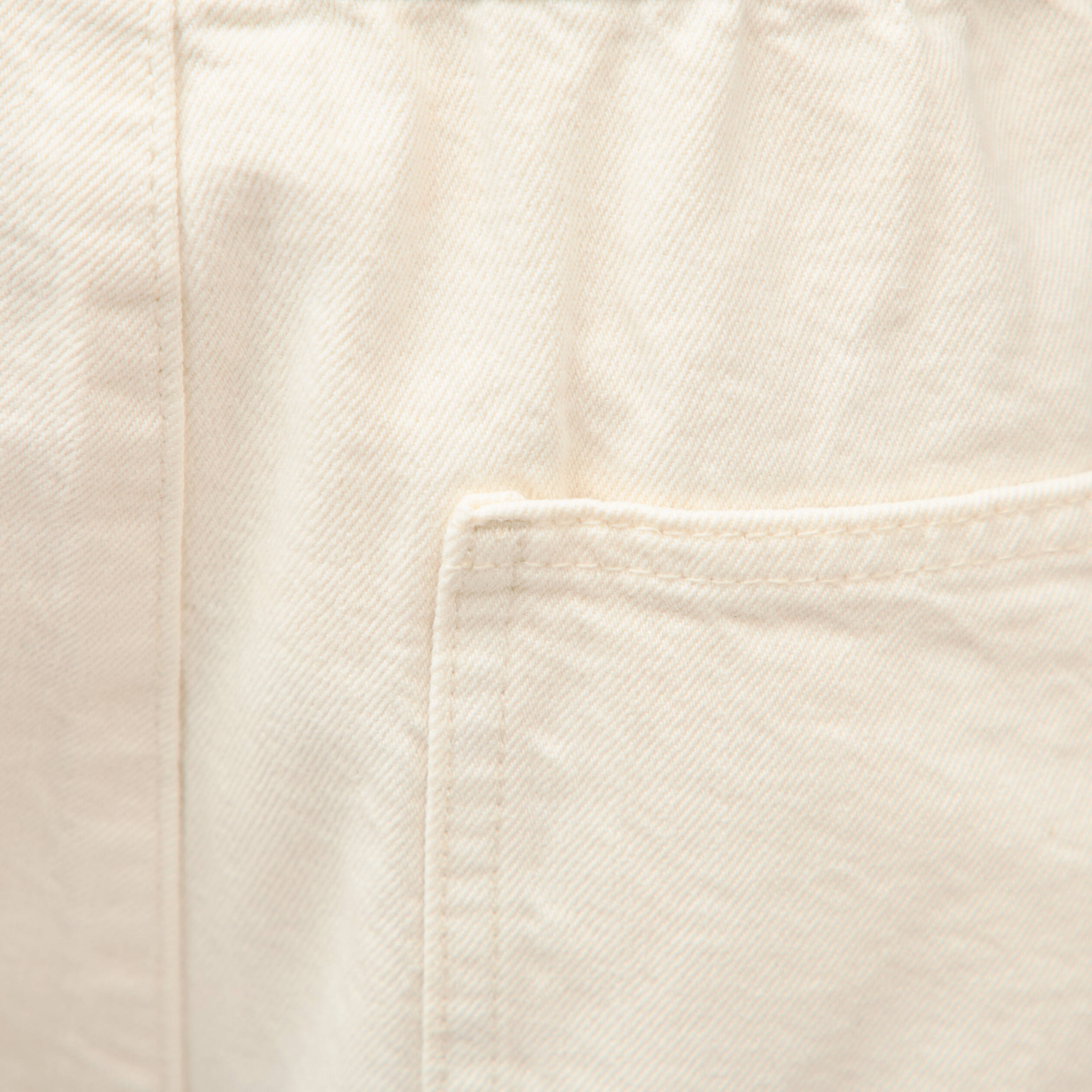 Bermuda en coton ecru homme