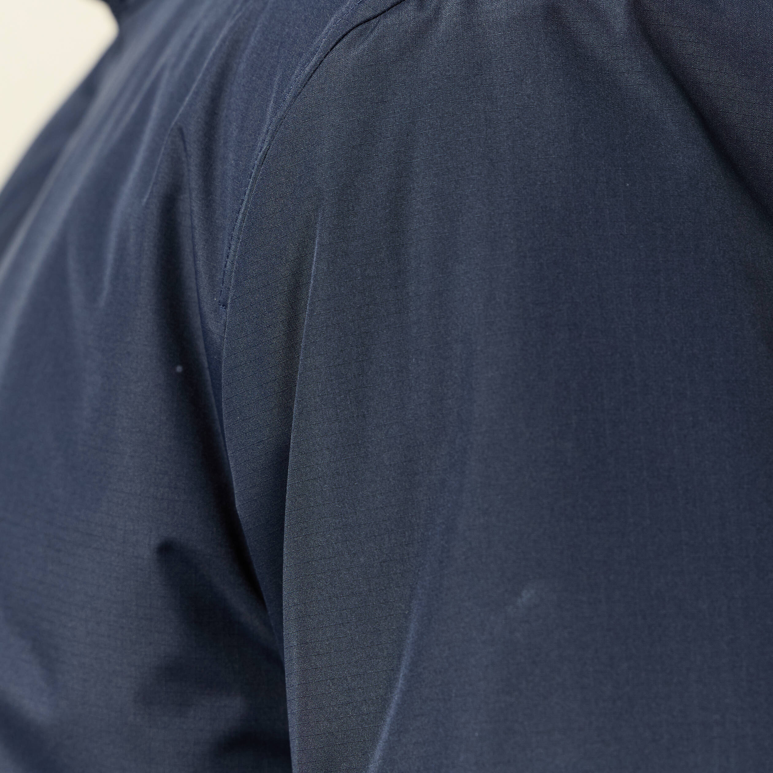 Parka courte droite effet polaire bleu marine homme