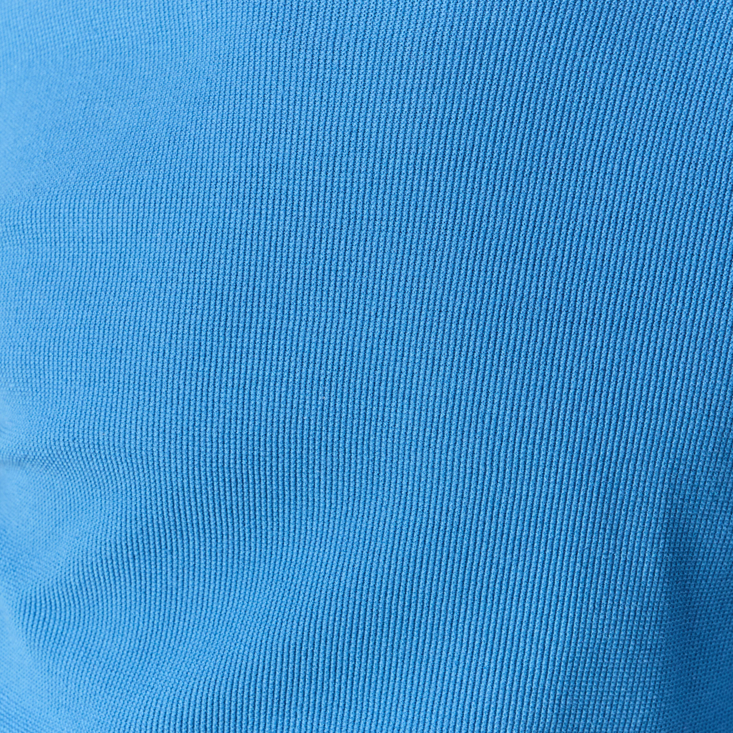 Pull fin col rond manches longues bleu fonc&eacute; homme