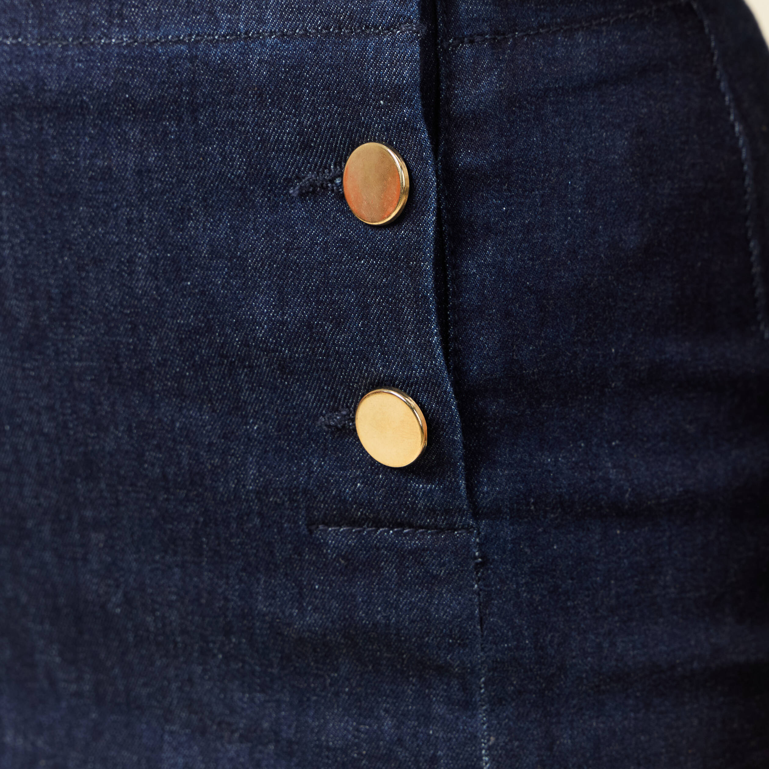 Jupe en jeans denim brut femme