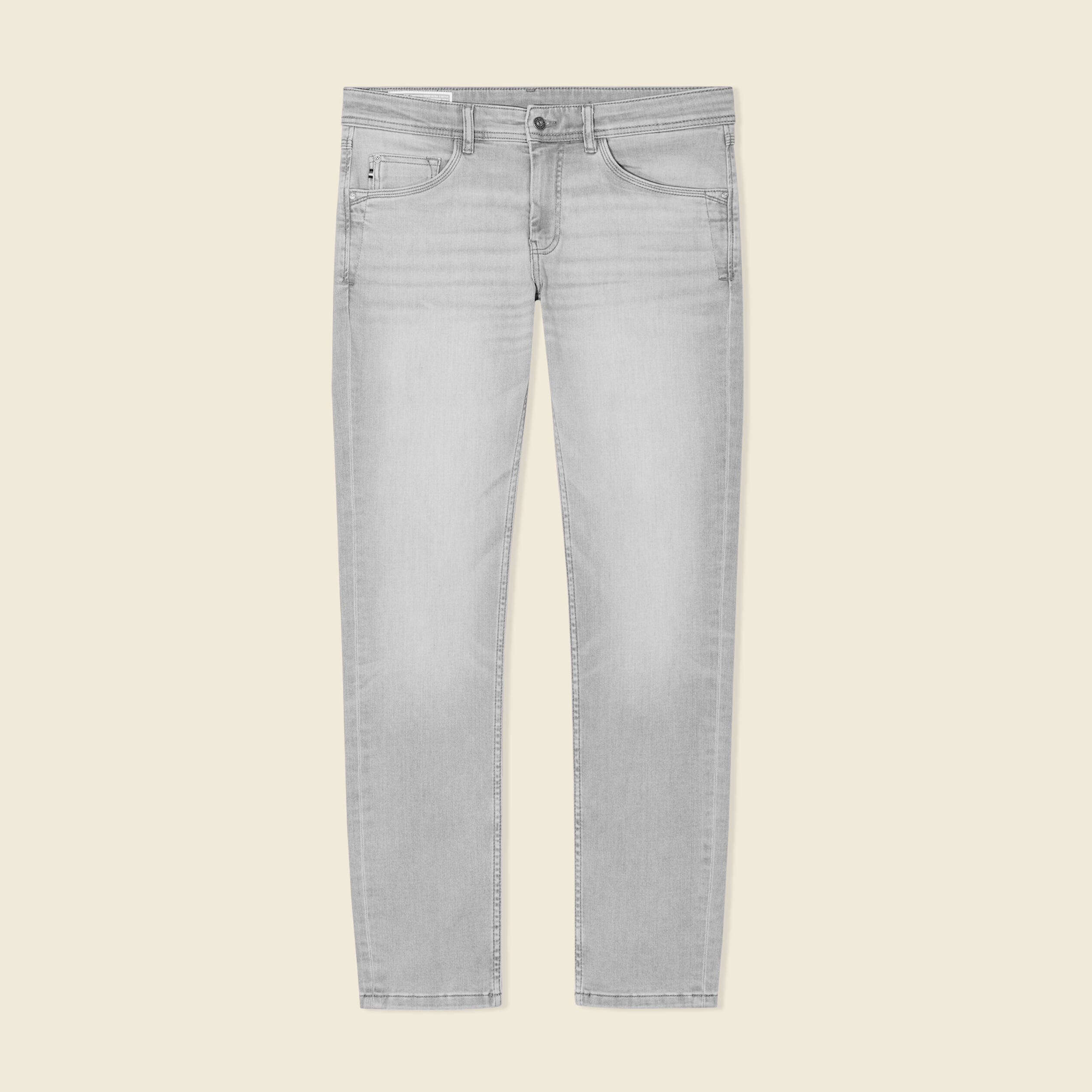 Jeans slim 5 poches denim snow gris homme