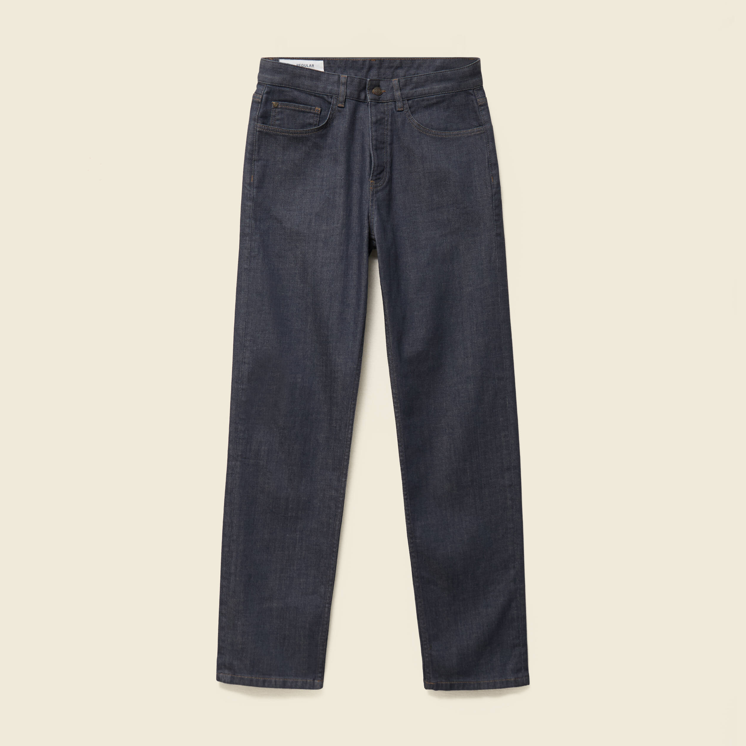 Jeans regular longueur 32 denim brut rinse homme