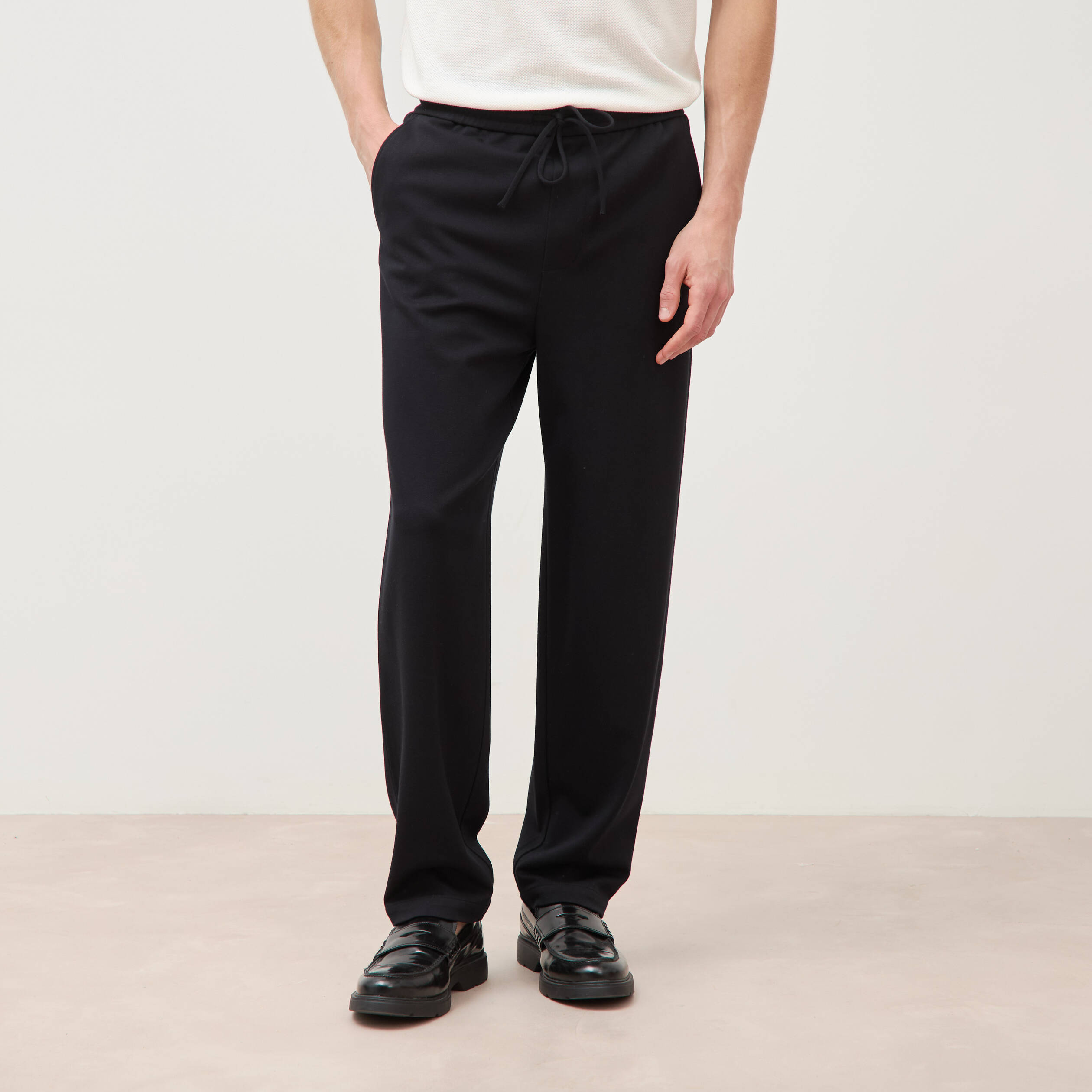 Pantalon large longueur 32 noir homme