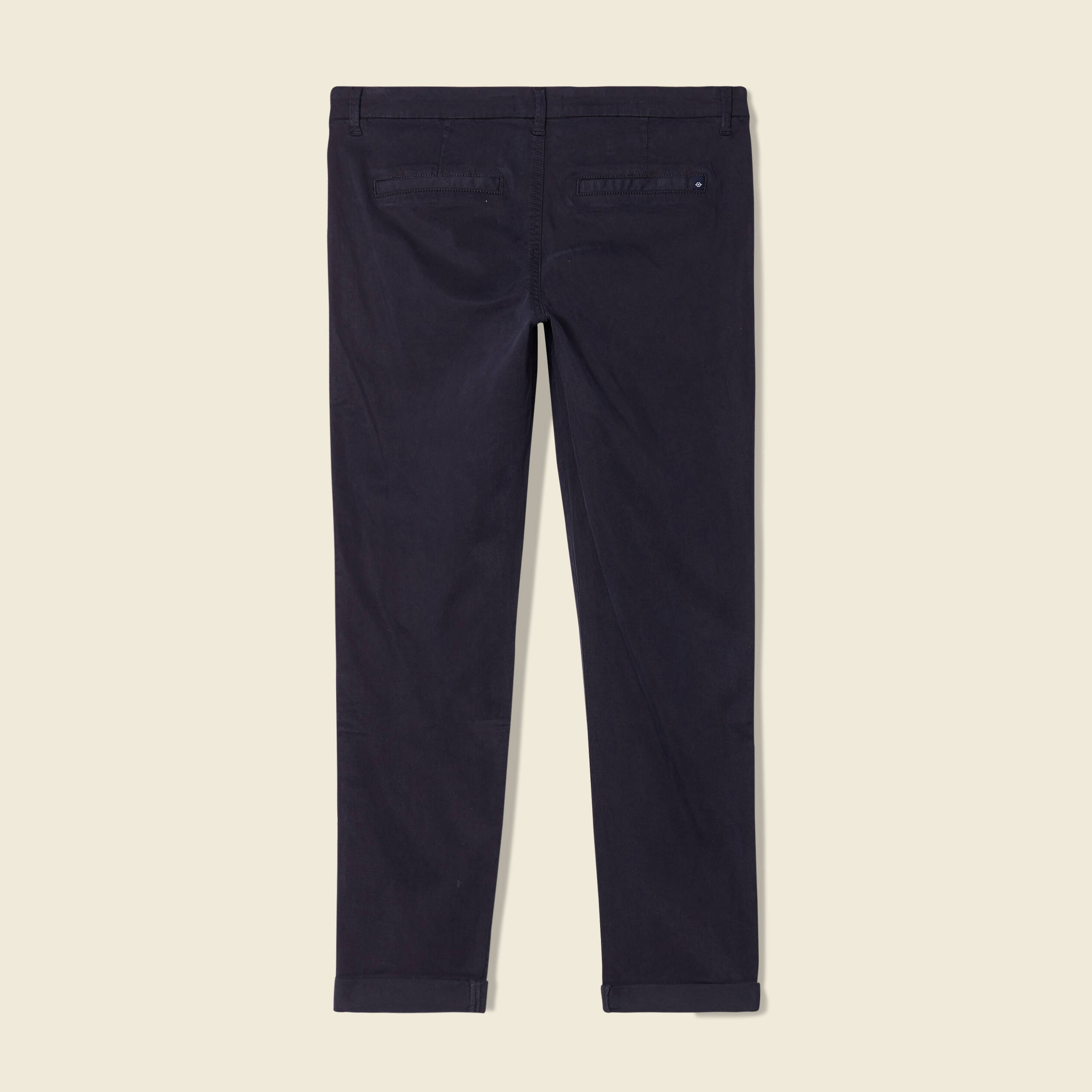 pantalon chino instinct bleu fonce femme Pantalon chino Instinct bleu foncé femme