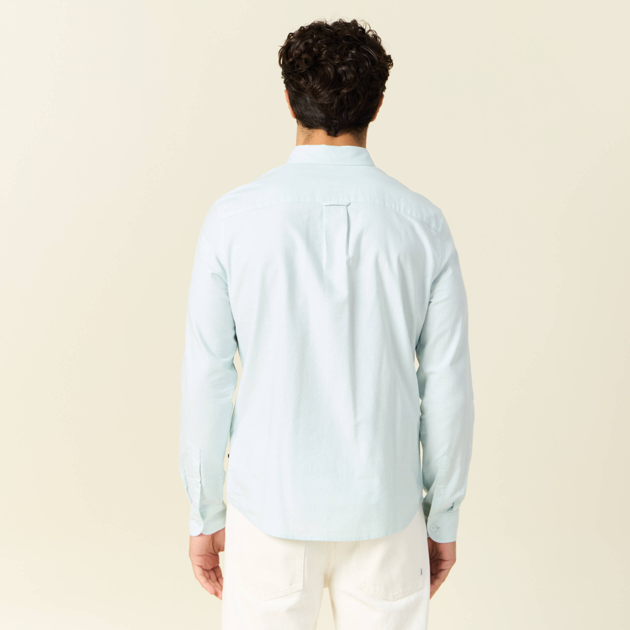 chemise manches longues bleu gris homme Chemise manches longues bleu gris homme