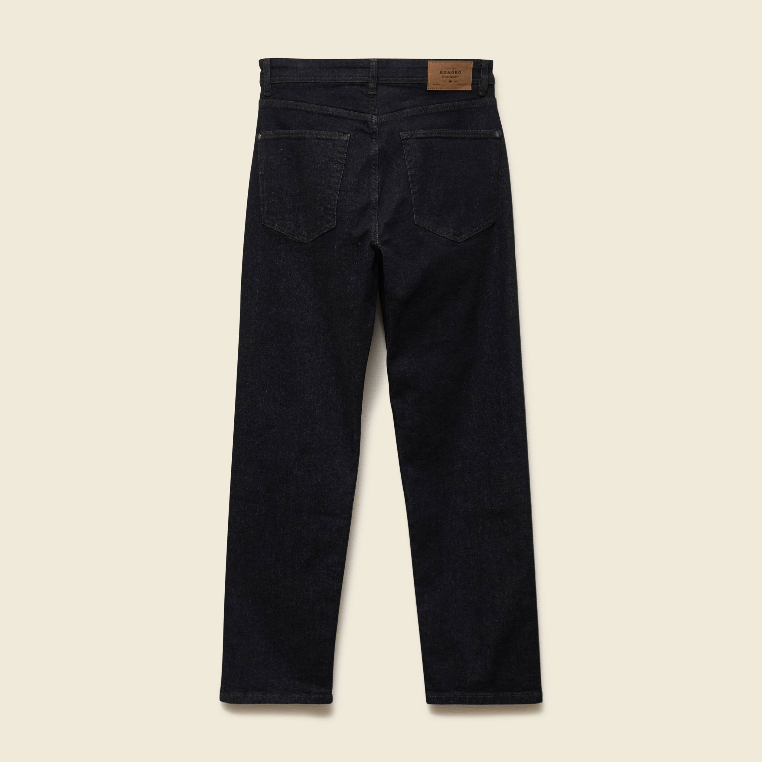 Jeans regular longueur 32 denim brut rinse homme