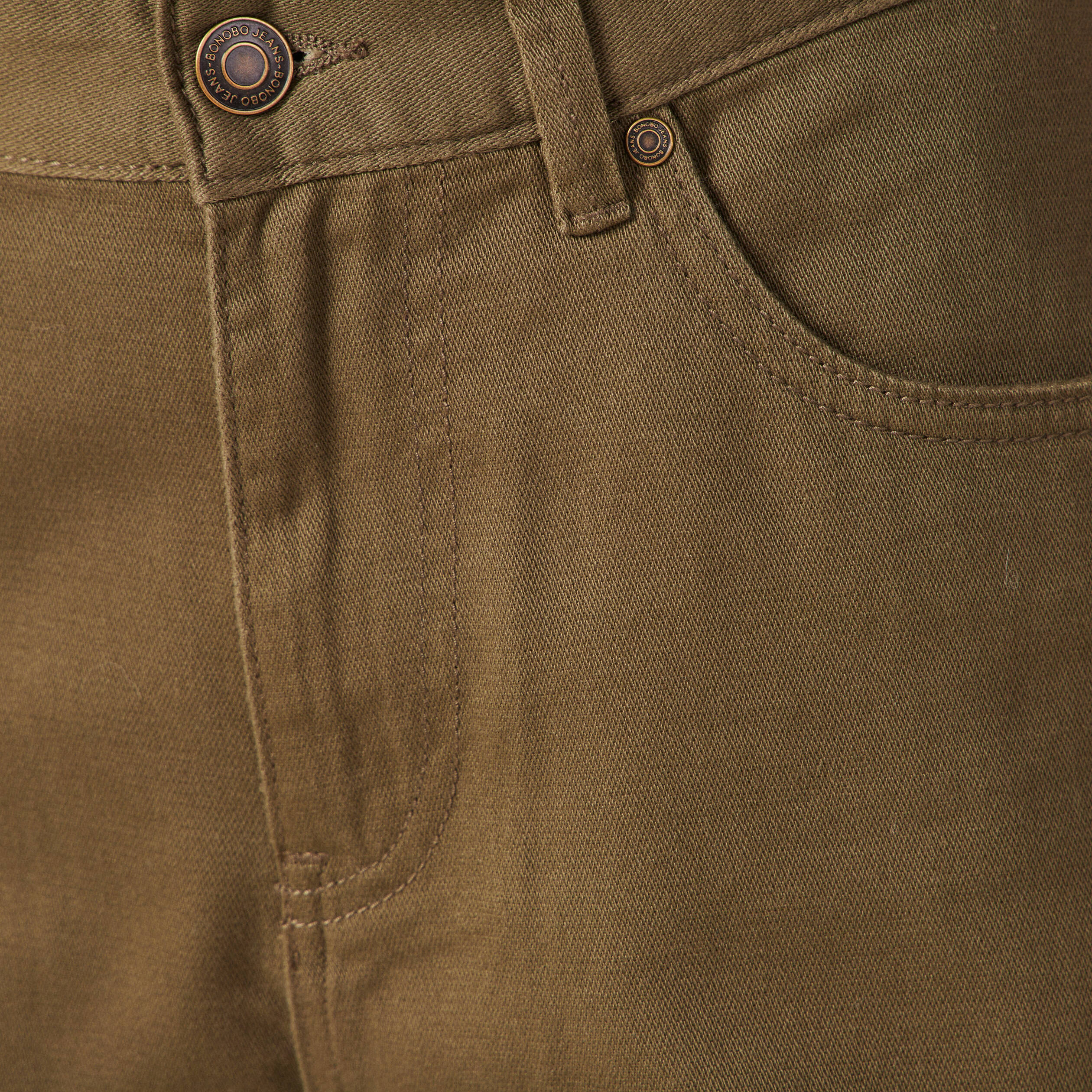 Pantalon cargo vert kaki femme