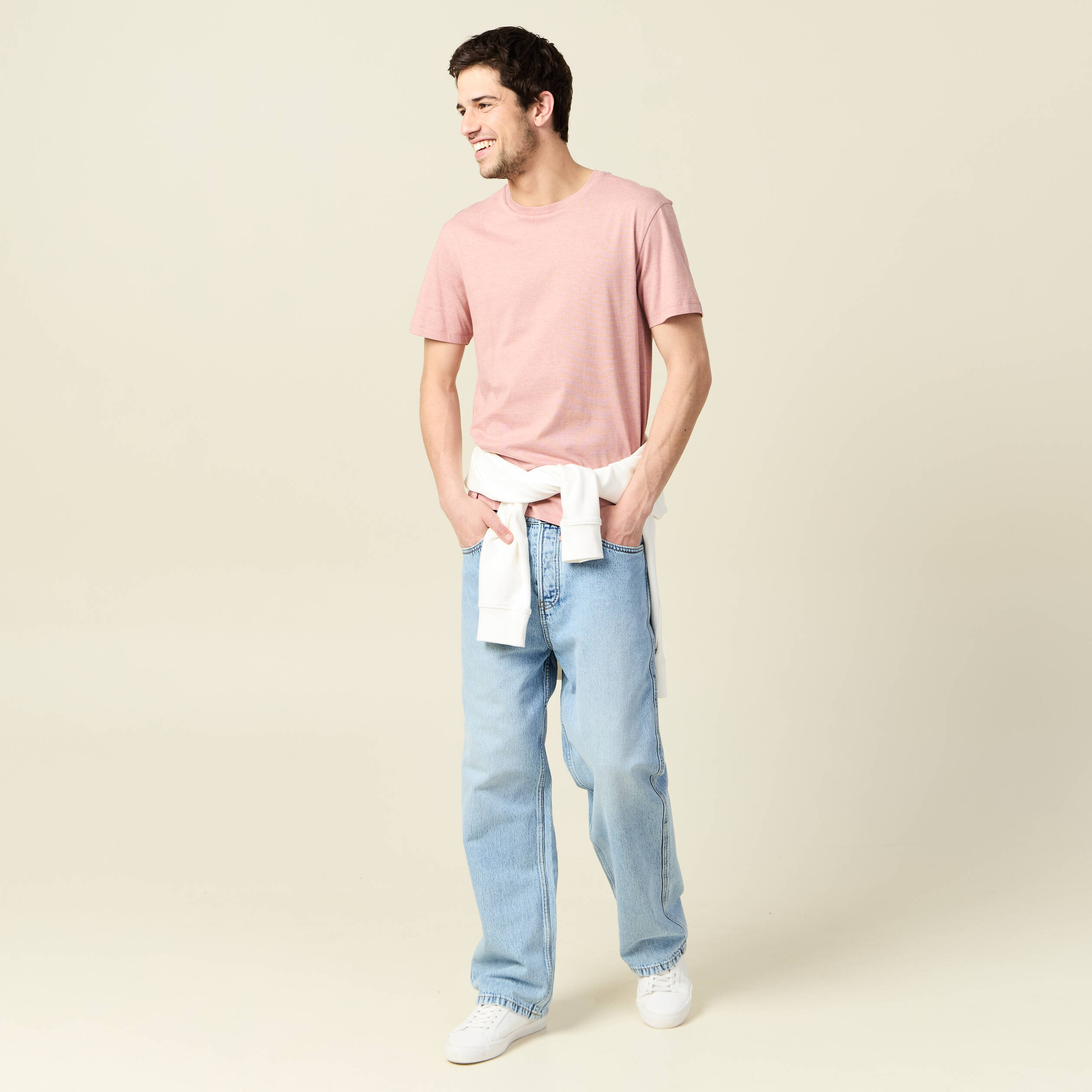 t shirt eco responsable vieux rose homme T-shirt éco-responsable vieux rose homme