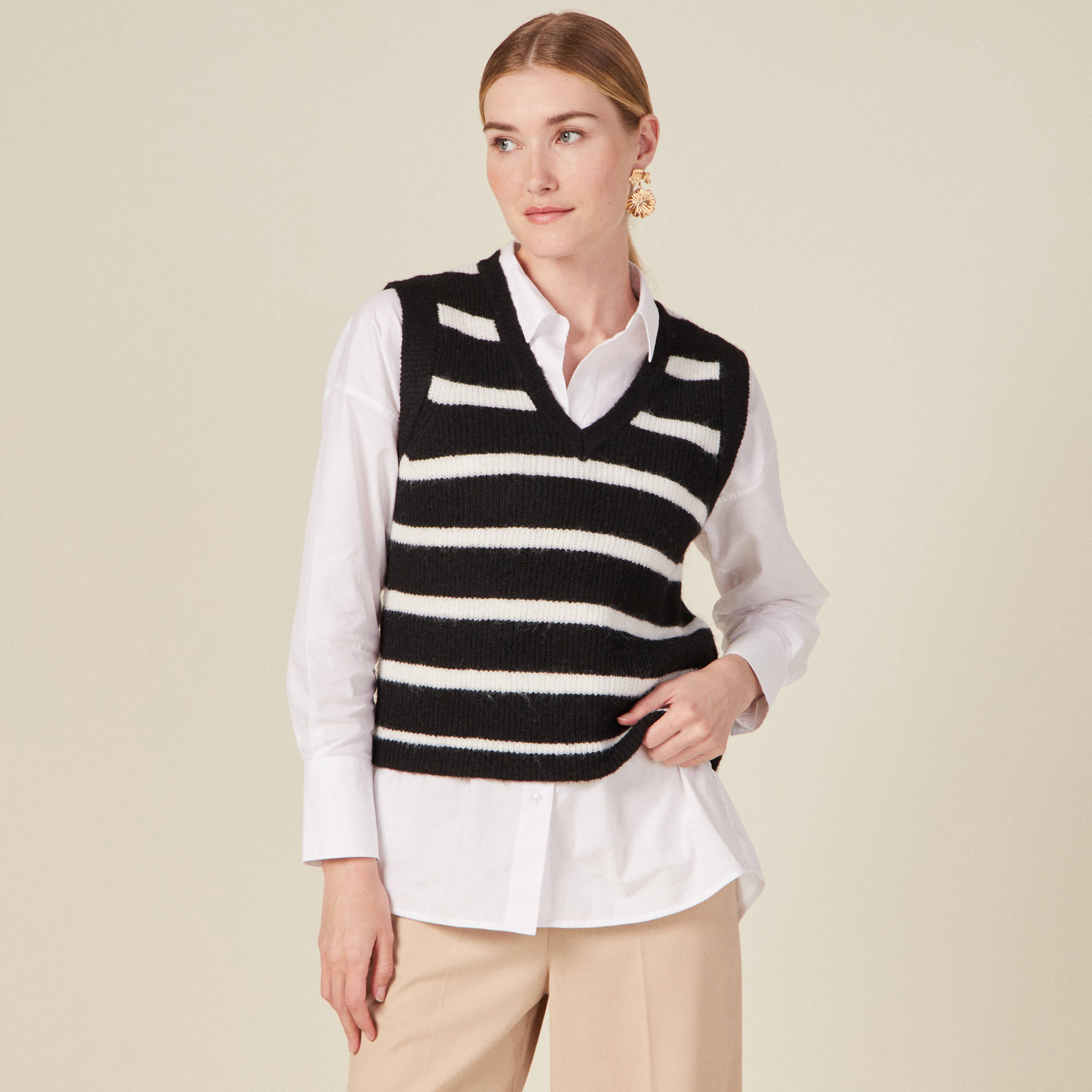pull eco responsable noir femme Pull éco-responsable noir femme