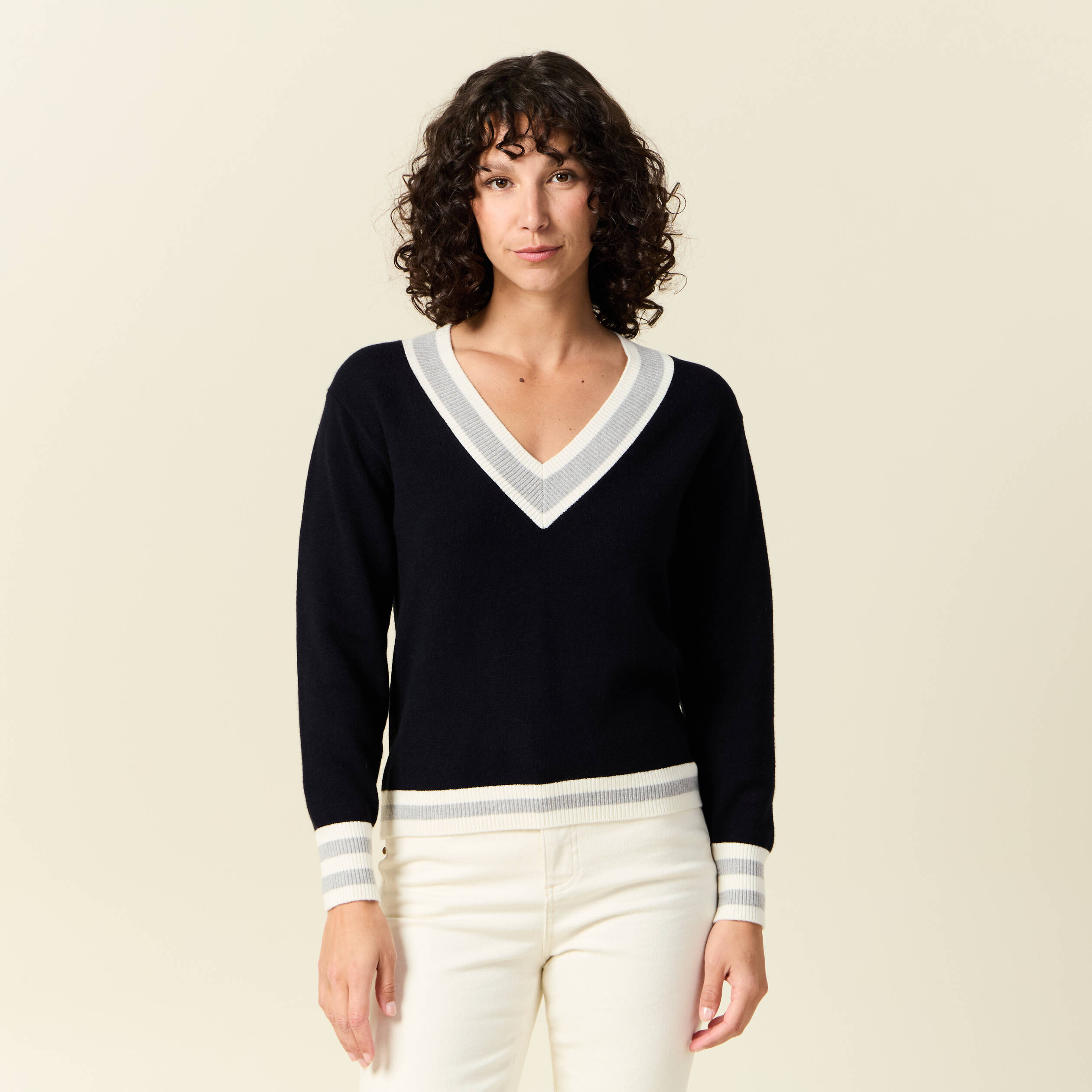 pull manches longues bleu marine femme Pull manches longues bleu marine femme