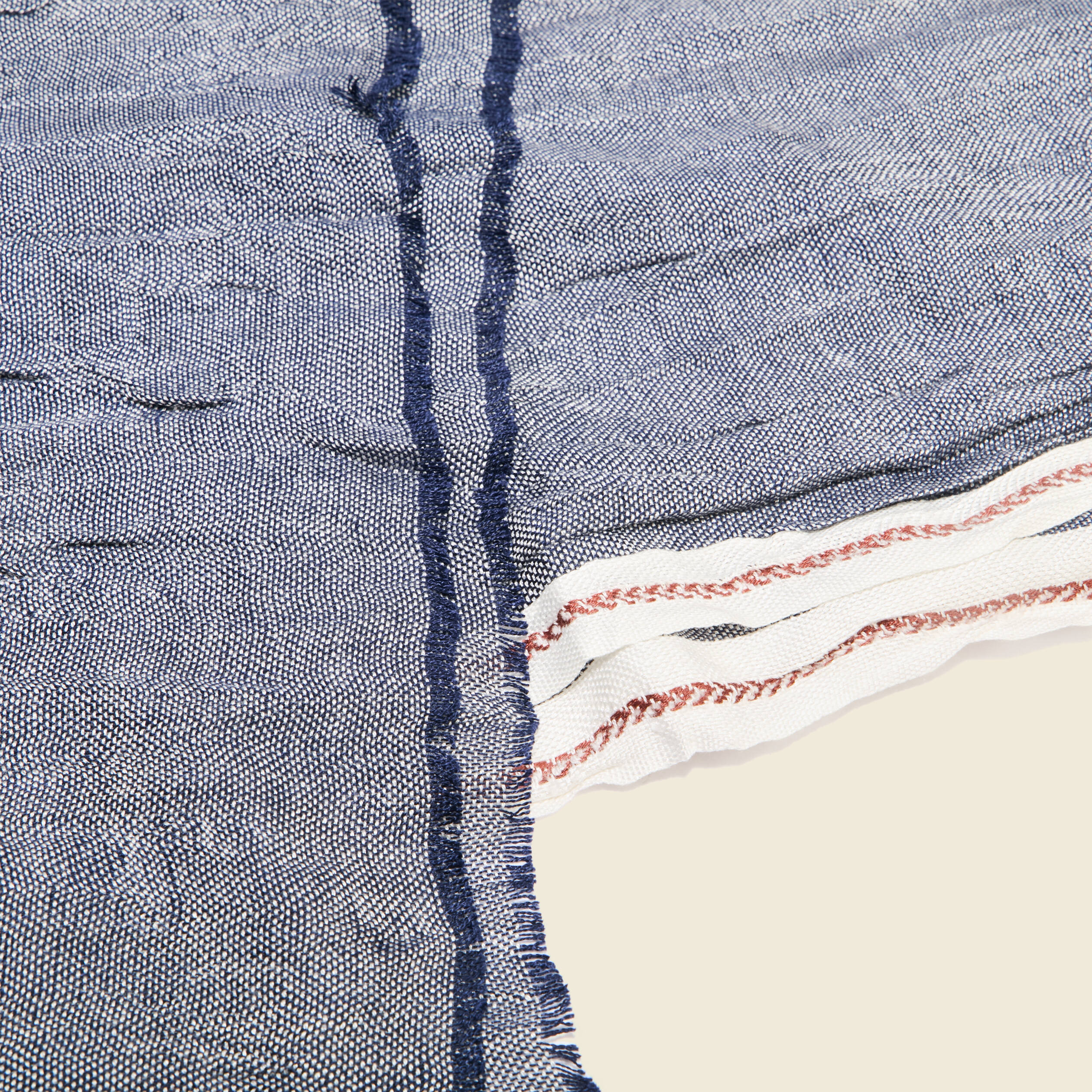 Foulard bleu marine homme