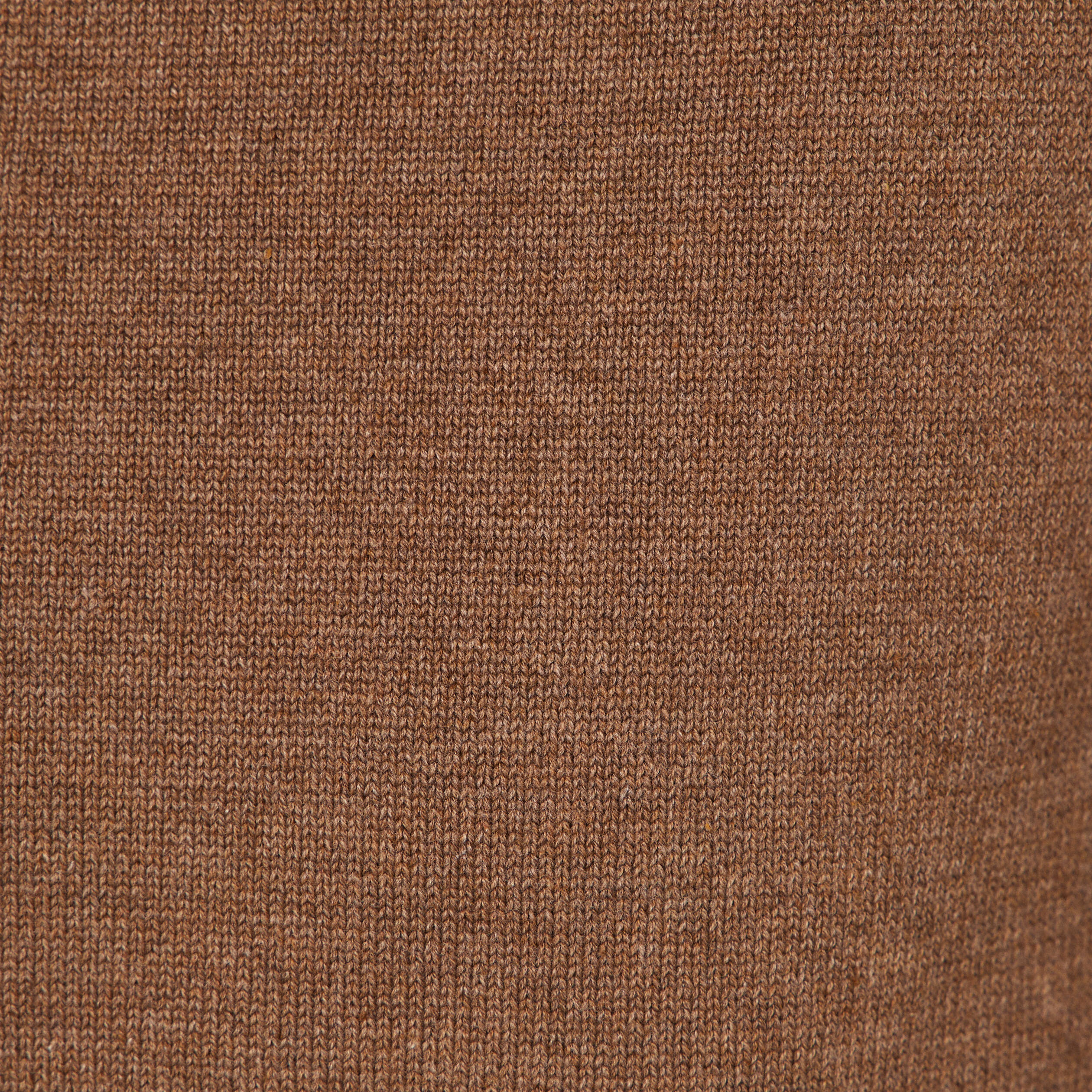 Pull manches longues marron homme