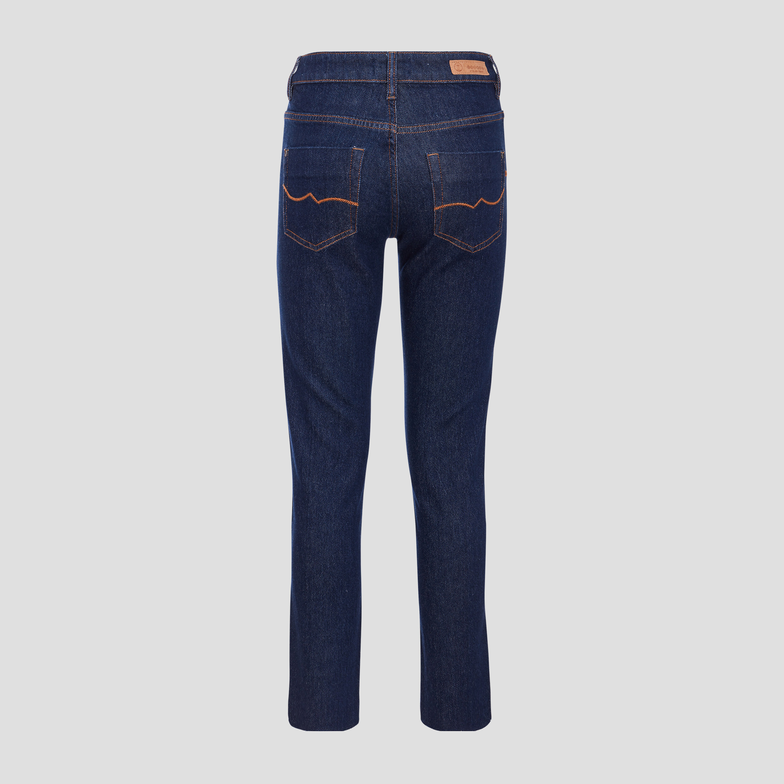 Jean slim bleu brut femme top