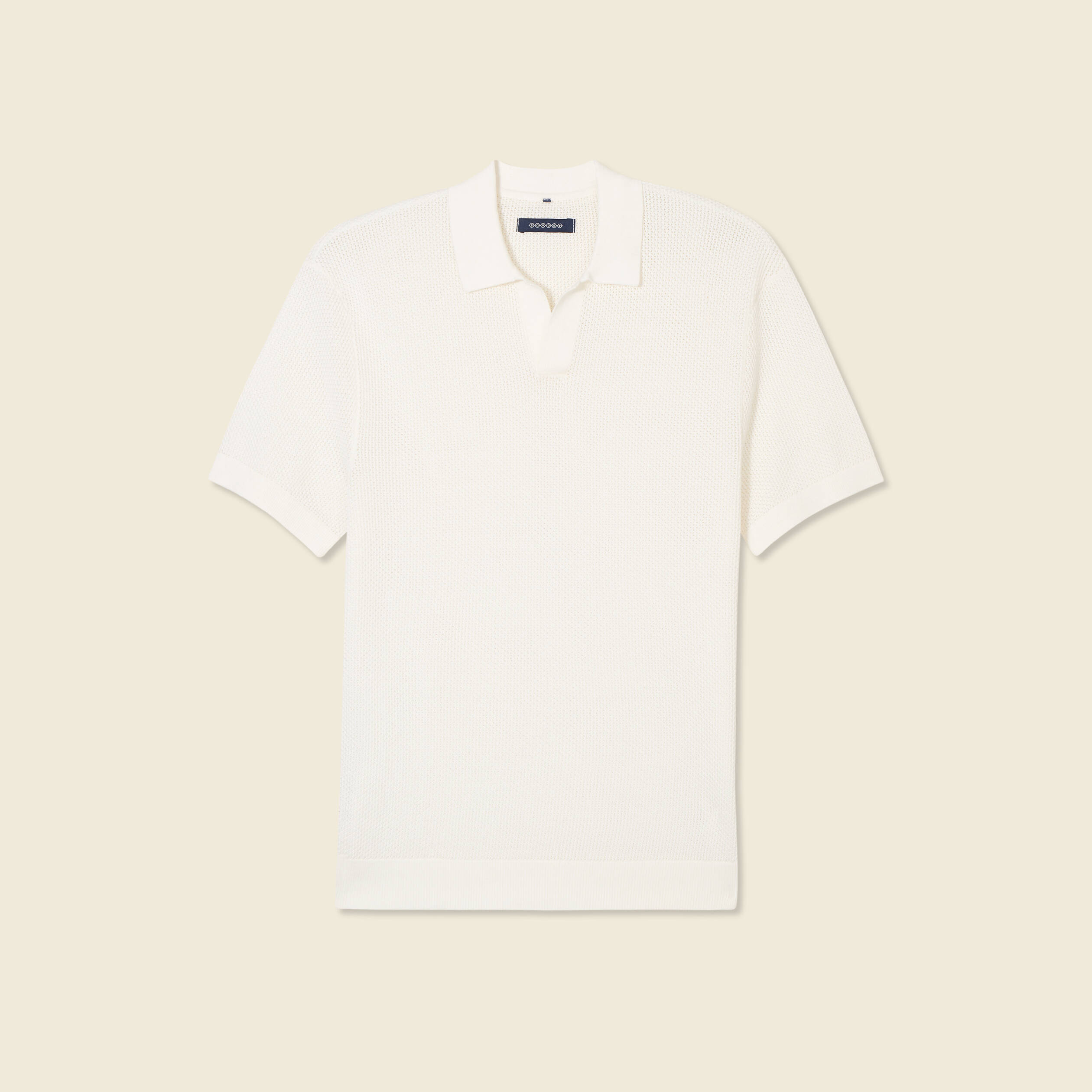 polo manches courtes ecru homme Polo manches courtes ecru homme