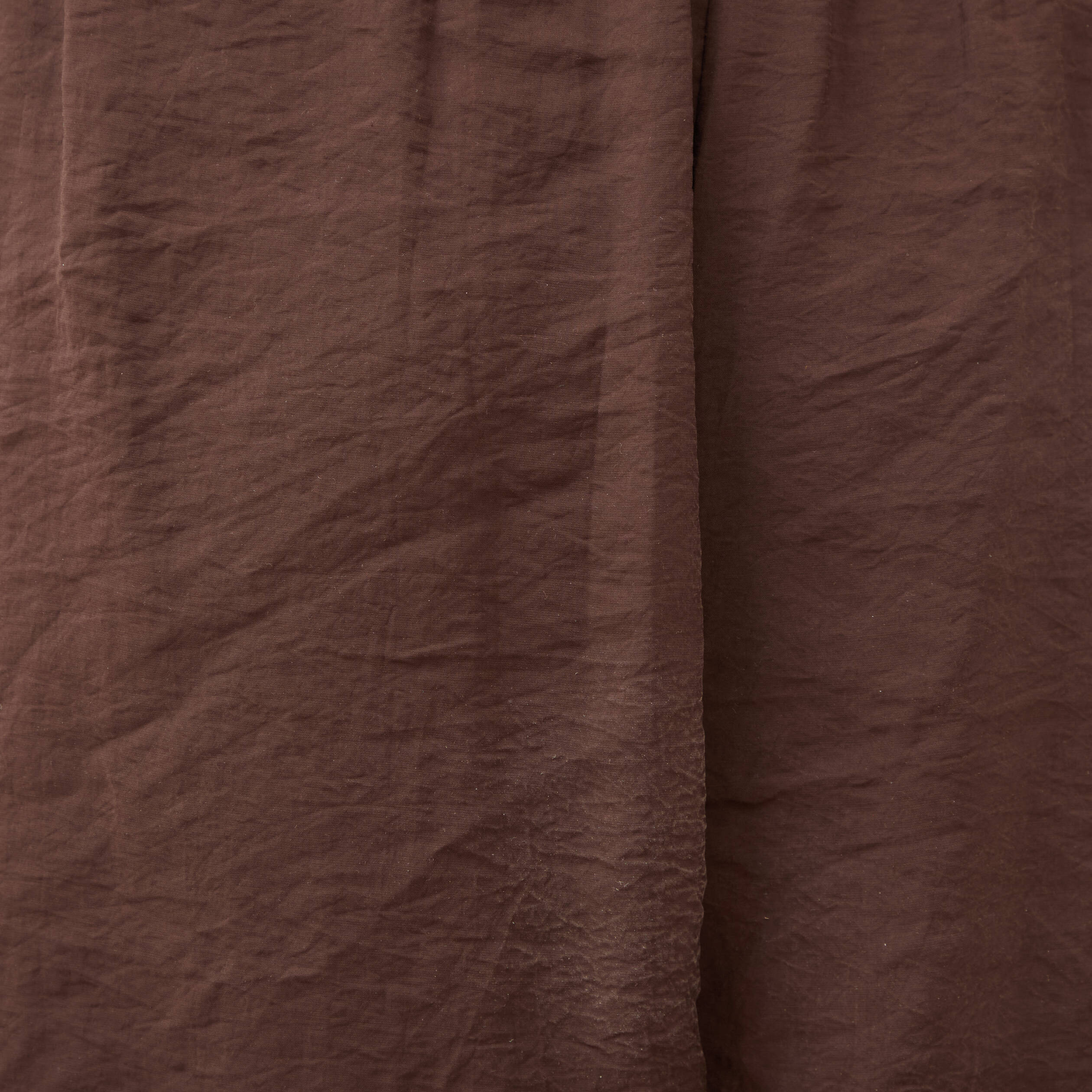 Pantalon loose taille standard marron fonc&eacute; femme