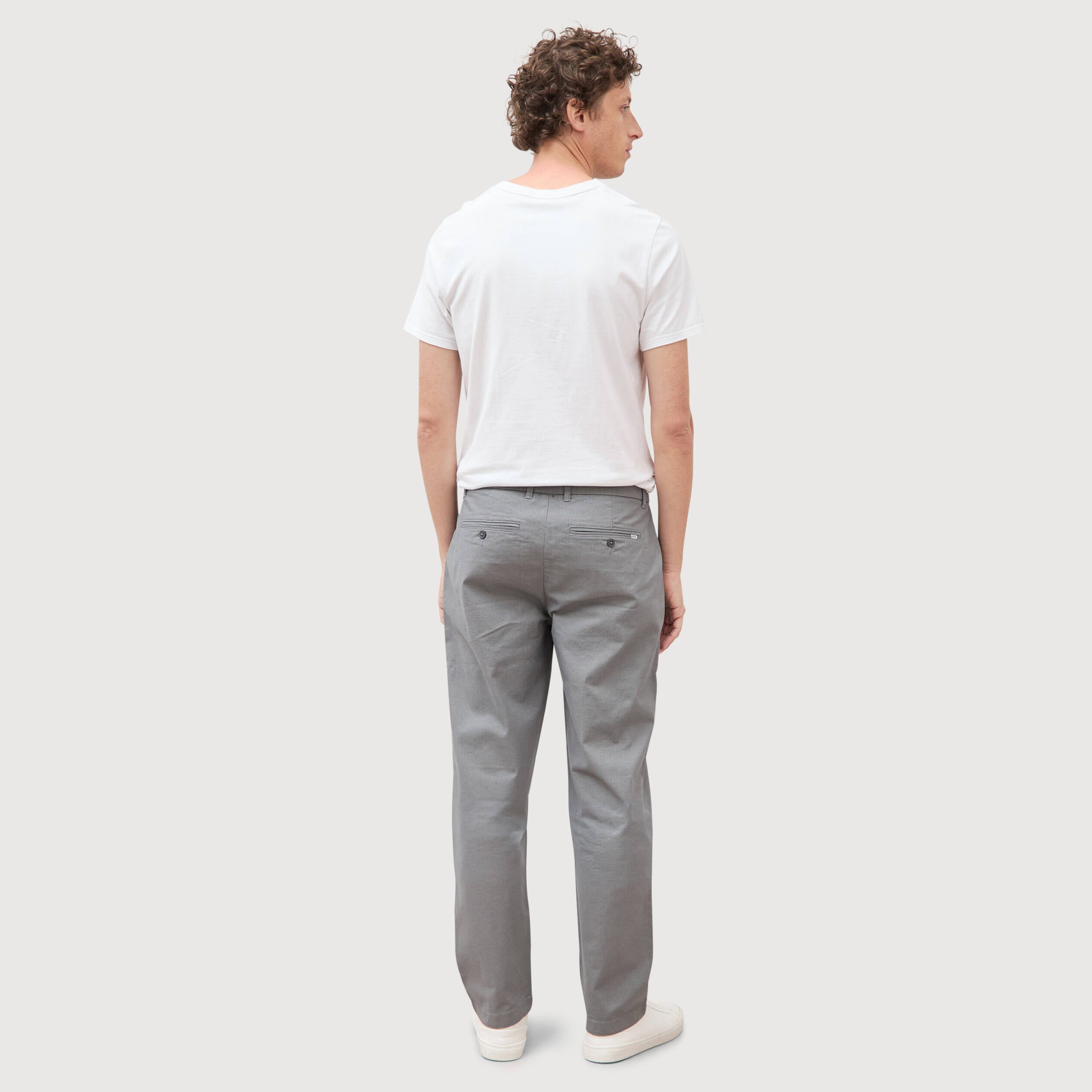 Pantalon regular longueur 32 gris homme
