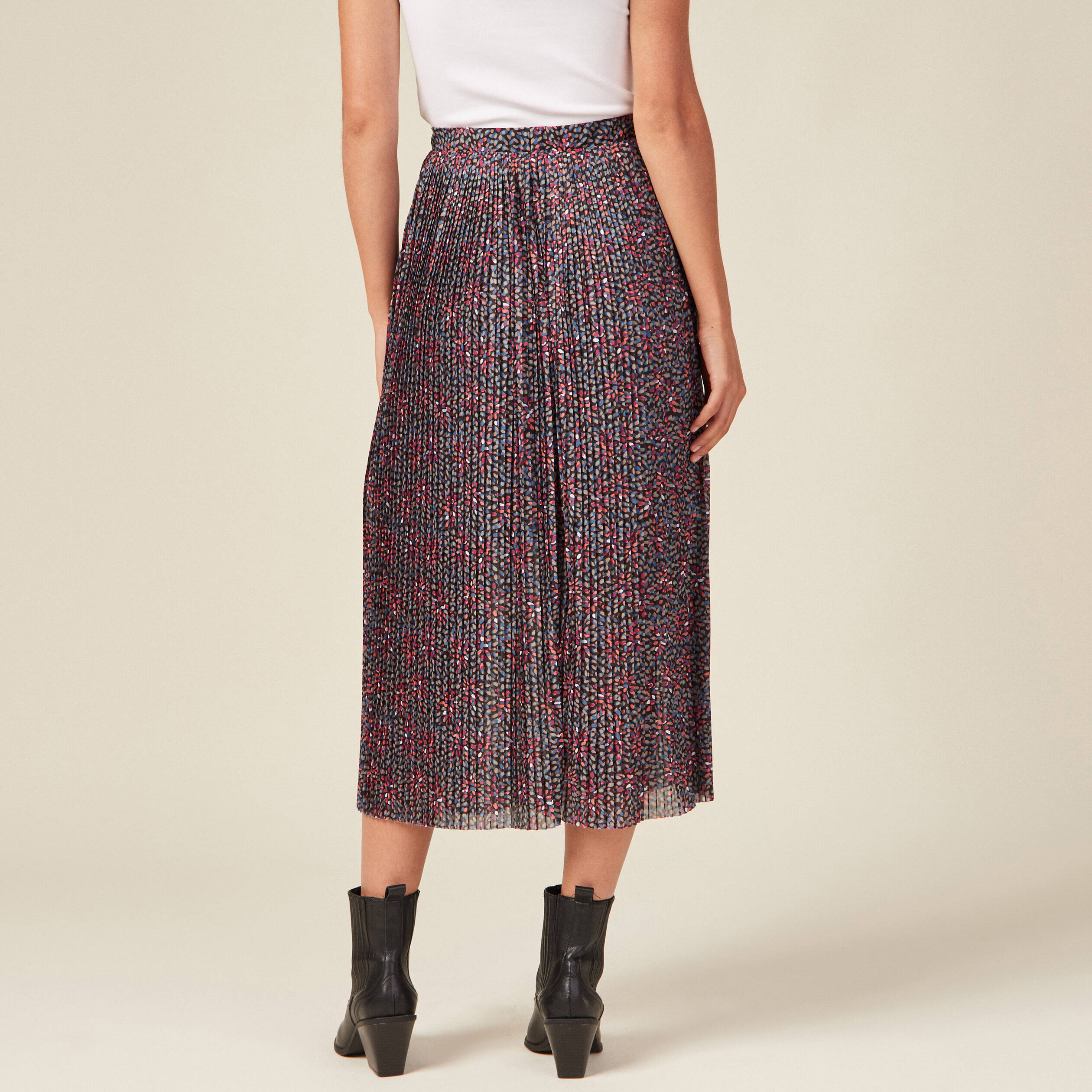Jupe Longue Évasée Vintage Plissée Miucchy - Style Harajuku Femme Grande Taille Confortable