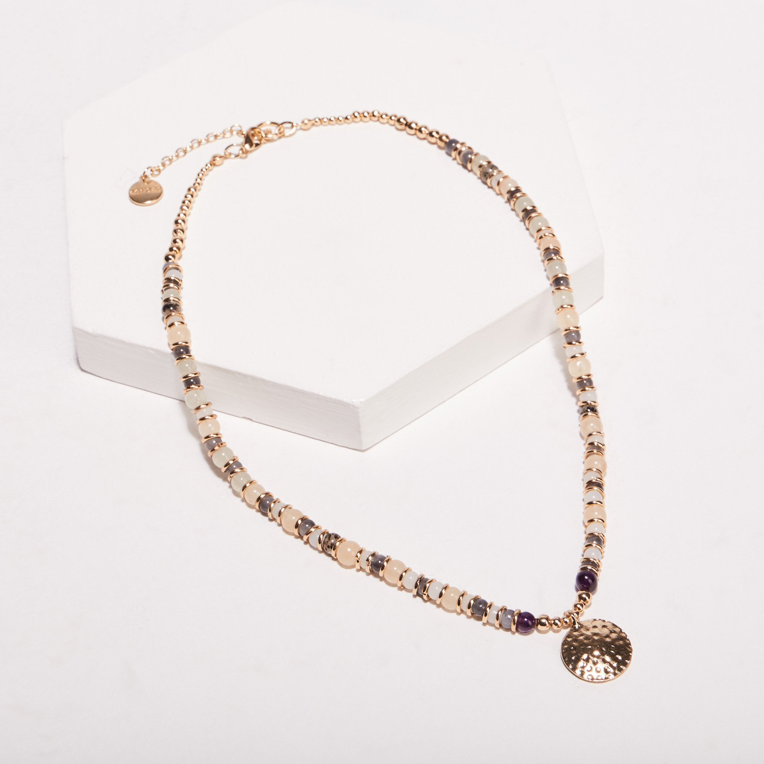 Collier Pénélope vert kaki - – Bijoux