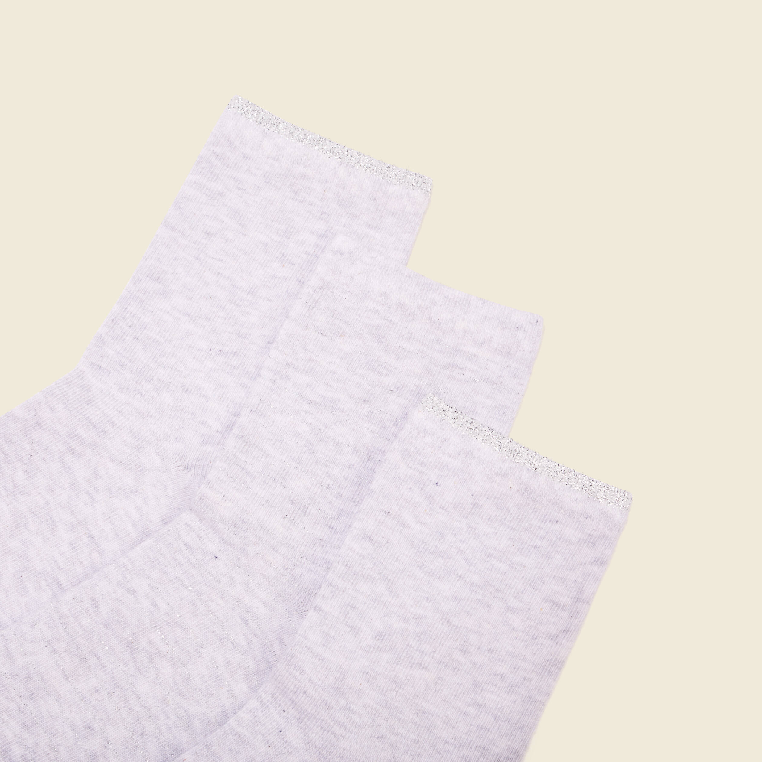lot 3 paires chaussettes gris clair femme Lot 3 paires chaussettes gris clair femme