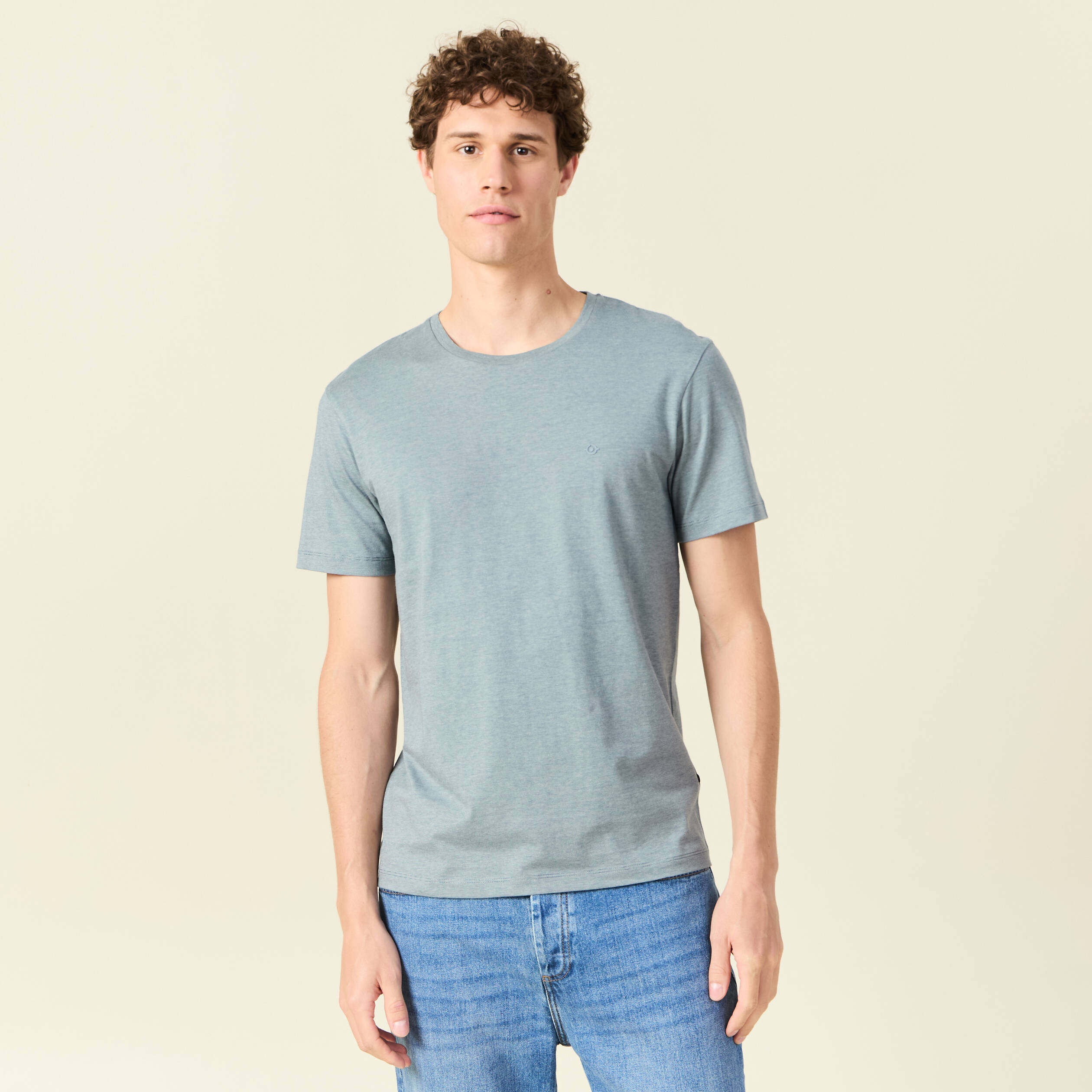 t shirt eco responsable vert fonce homme T-shirt éco-responsable vert foncé homme