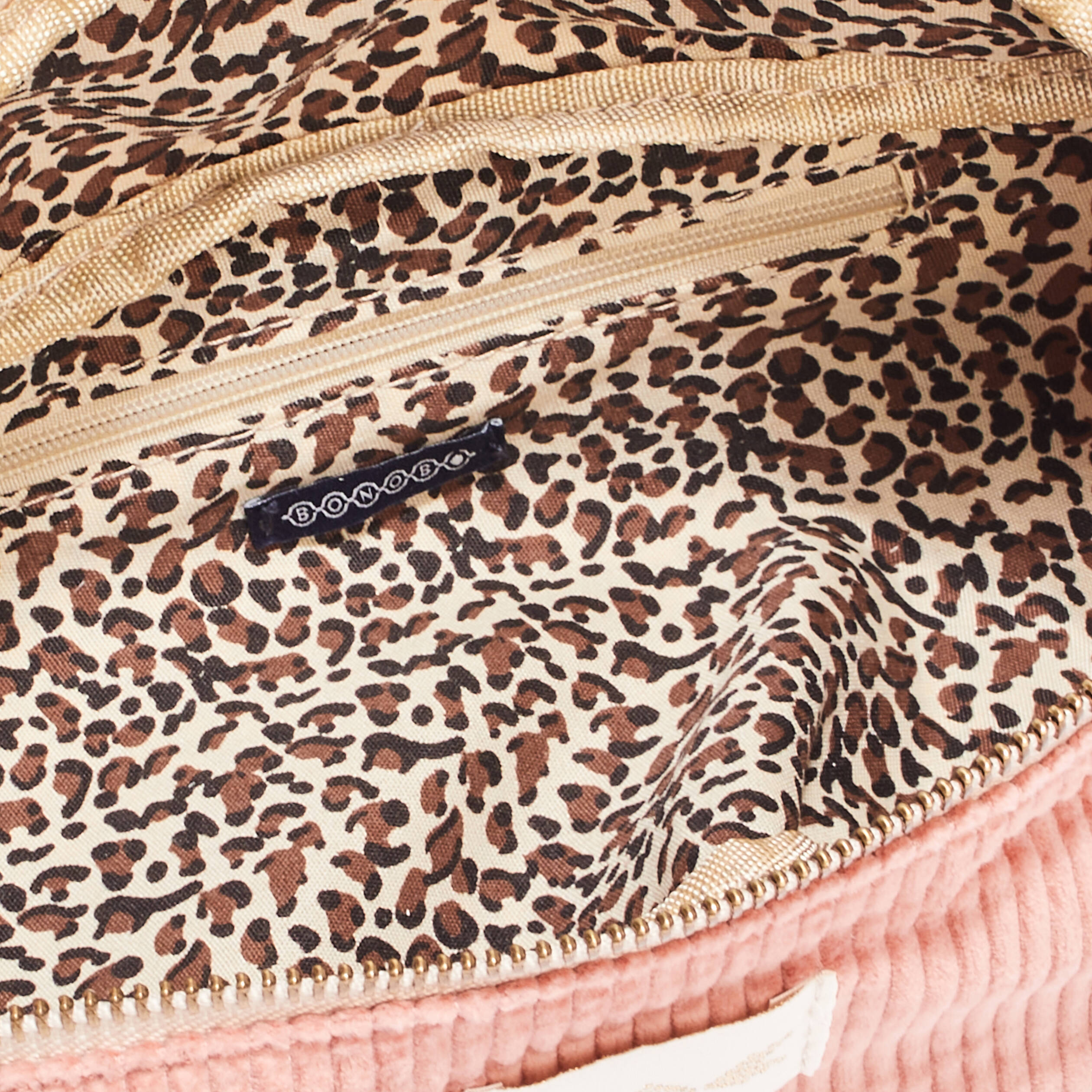 sac banane velours cotele rose pastel femme Sac banane velours côtelé rose pastel femme