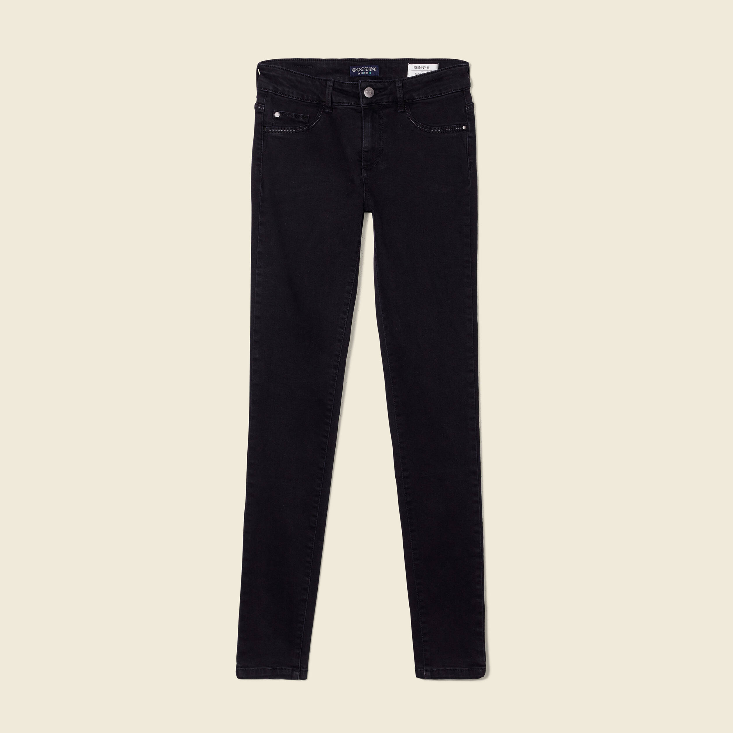 jeans lou jegging denim noir femme Jeans Lou - jegging denim noir femme