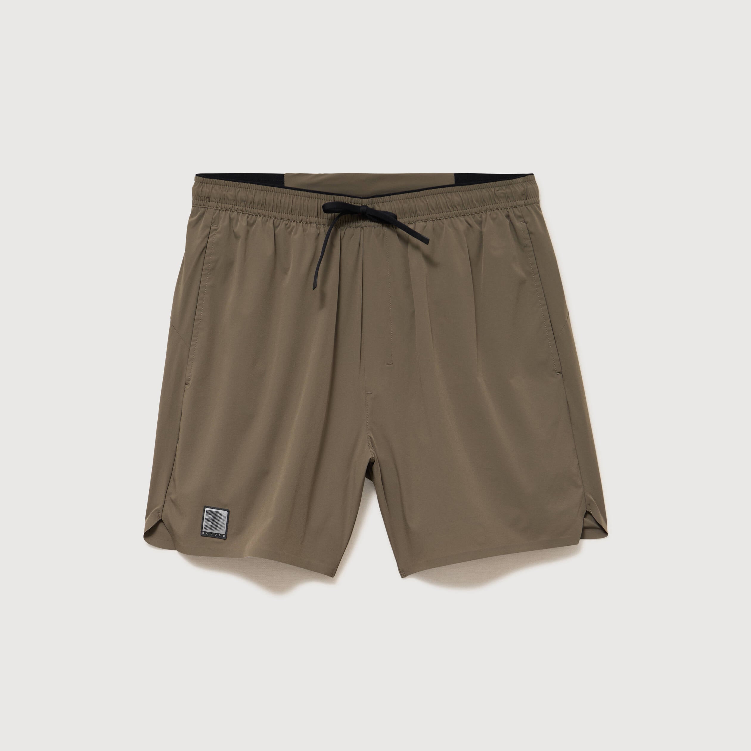 Short doubl&eacute; taupe homme