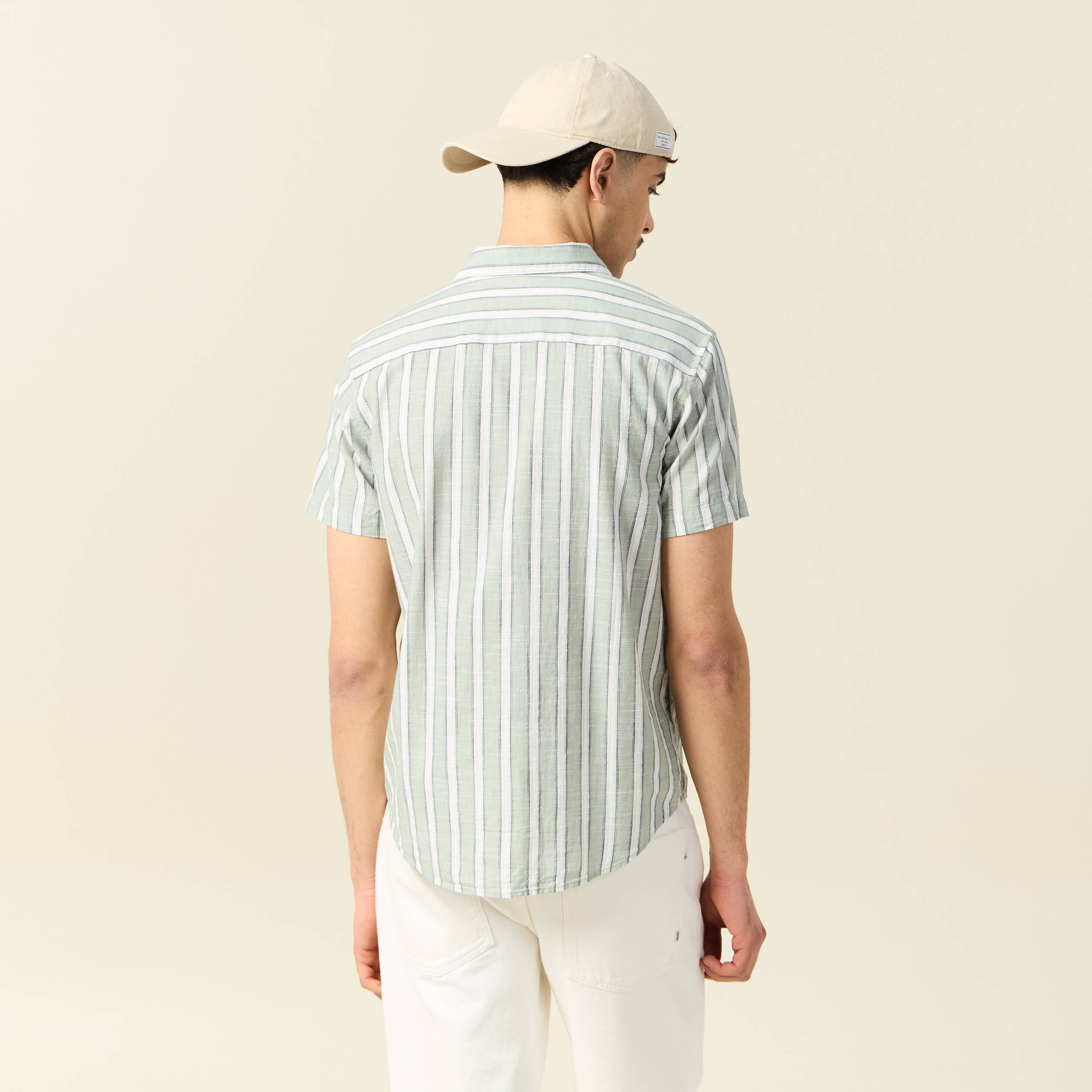 chemise manches courtes vert olive homme Chemise manches courtes vert olive homme