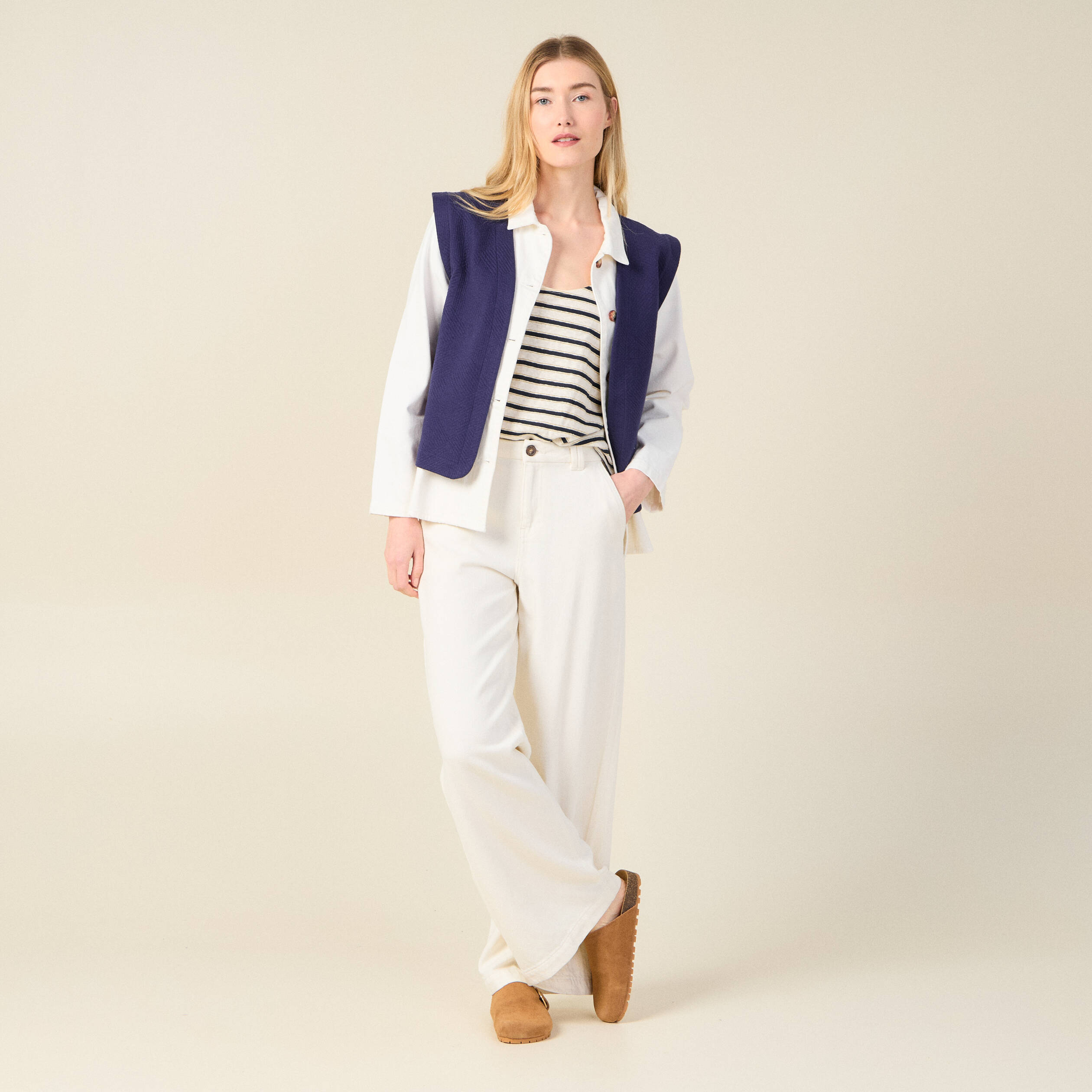 gilet sans manches bleu femme Gilet sans manches bleu femme