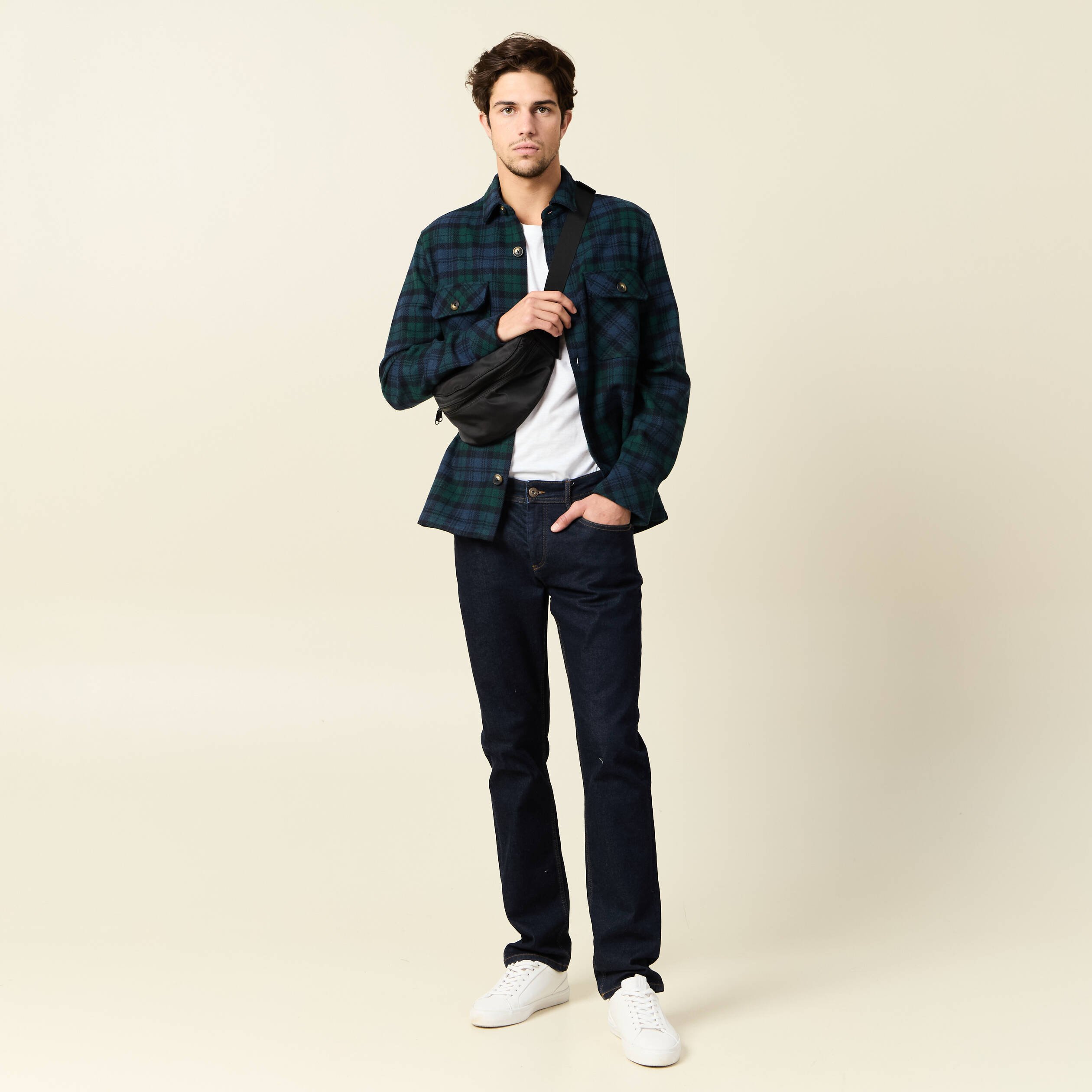 chemise manches longues bleu marine homme Chemise manches longues bleu marine homme