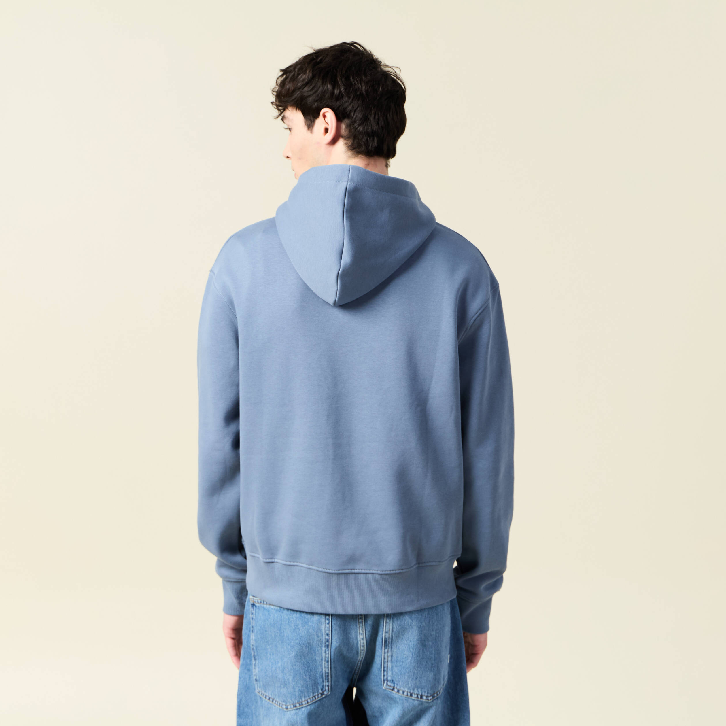 sweat a capuche bleu fonce homme Sweat à capuche bleu foncé homme