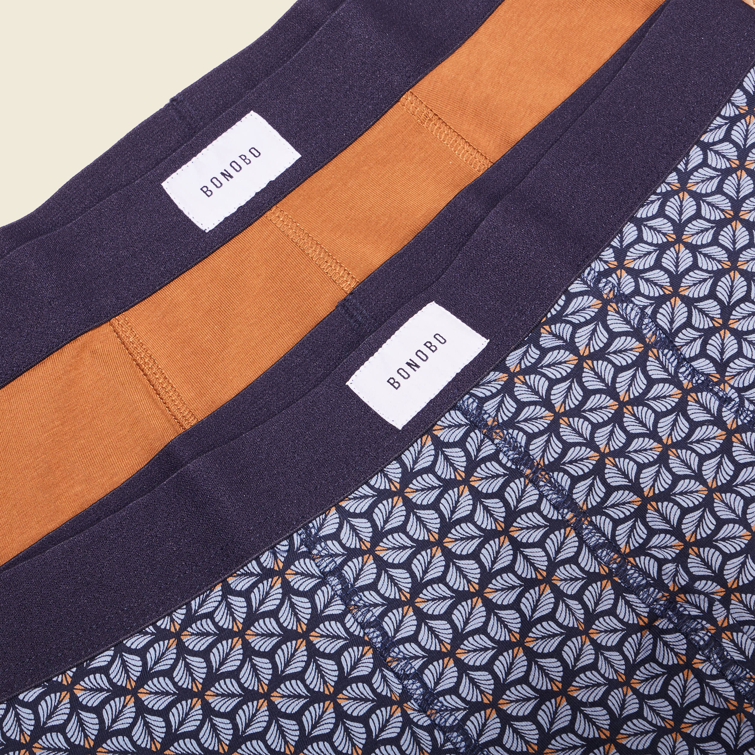 lot 2 boxers marron homme Lot 2 boxers marron homme