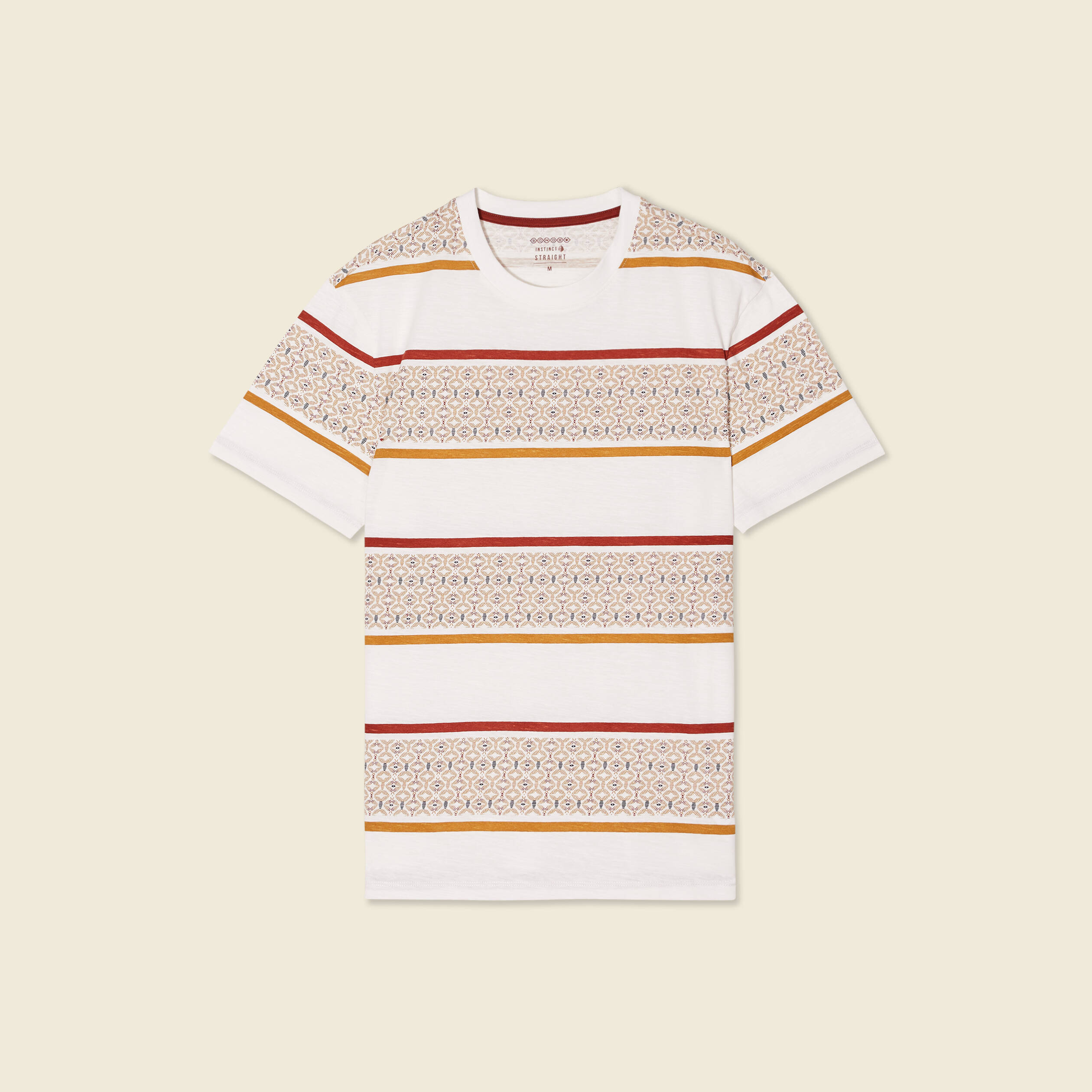 t shirt eco responsable ecru homme T-shirt éco-responsable ecru homme
